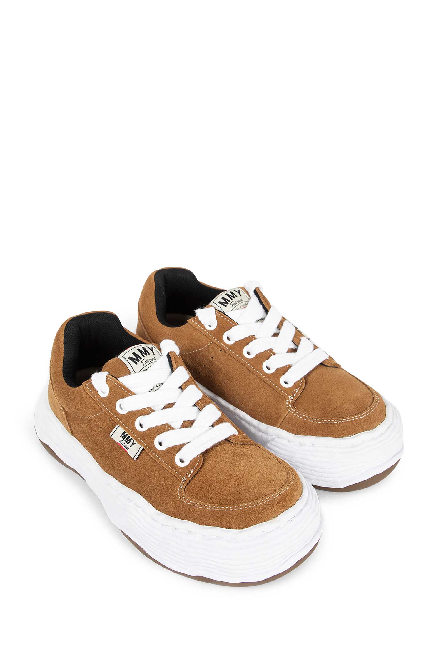 MAISON MIHARA YASUHIRO MAN BROWN SNEAKERS