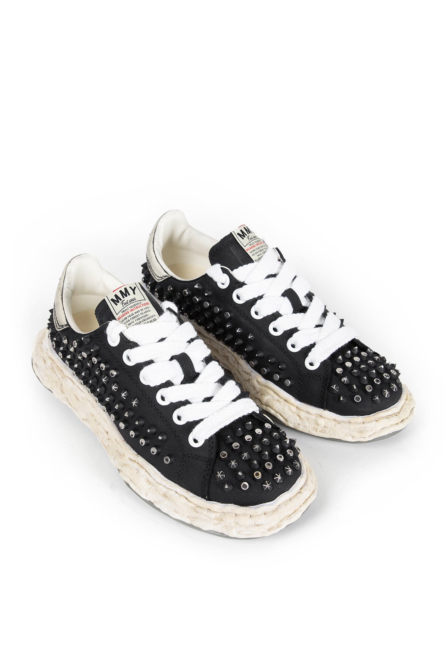 MAISON MIHARA YASUHIRO MAN BLACK SNEAKERS