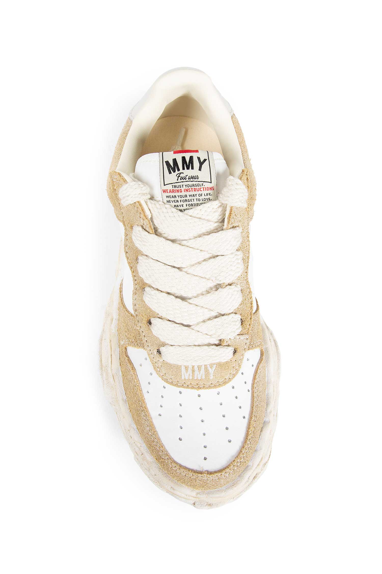 MAISON MIHARA YASUHIRO MAN BEIGE SNEAKERS