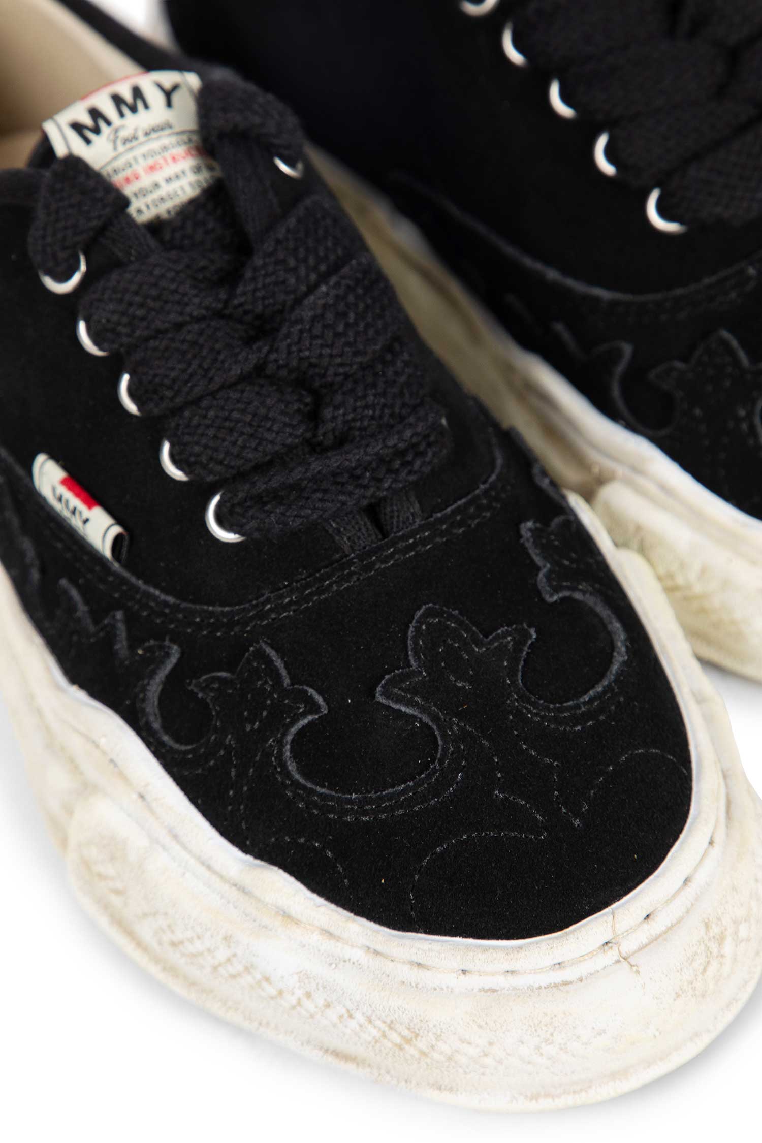 MAISON MIHARA YASUHIRO MAN BLACK SNEAKERS