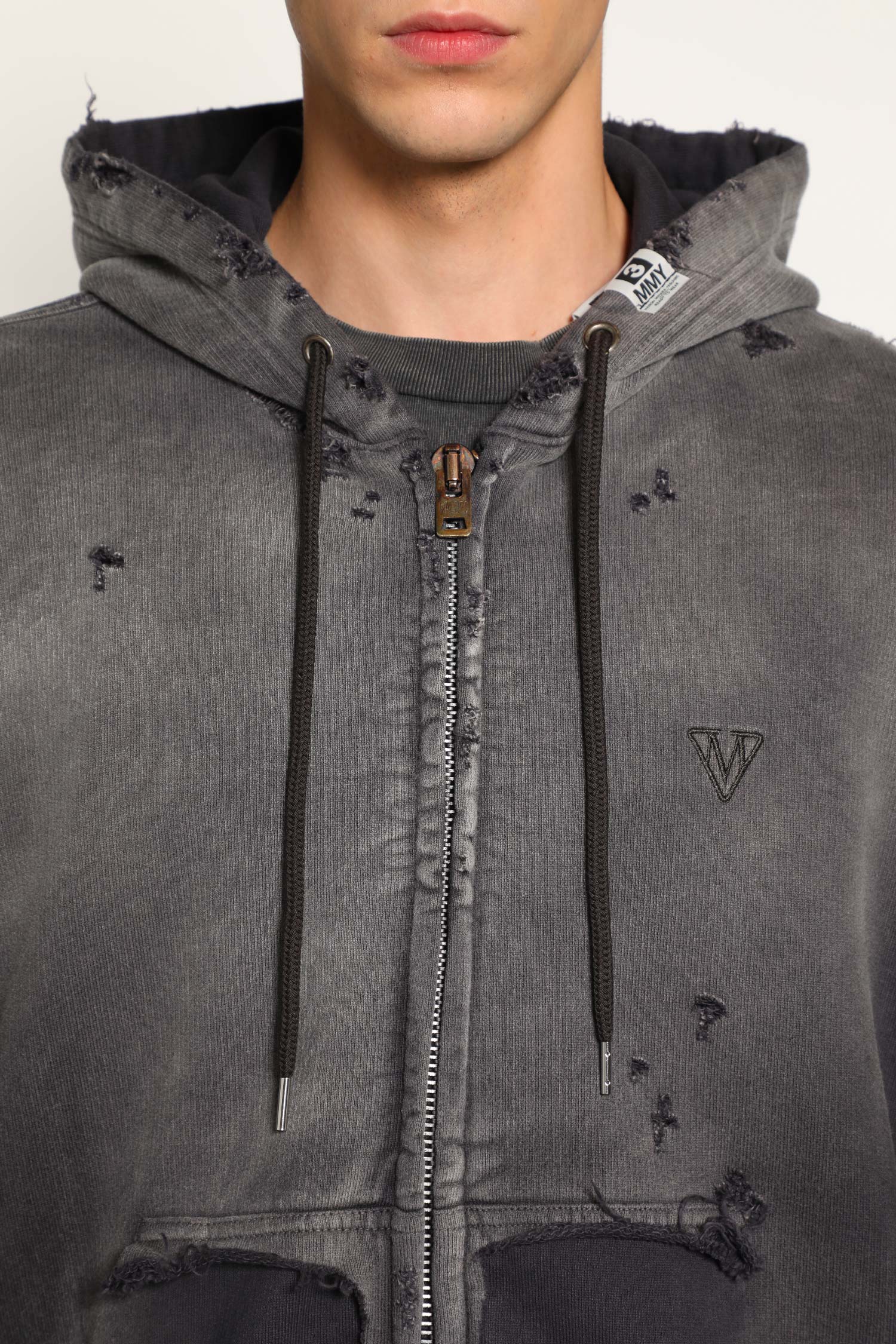 Sun Faded Zip-Up Hoodie