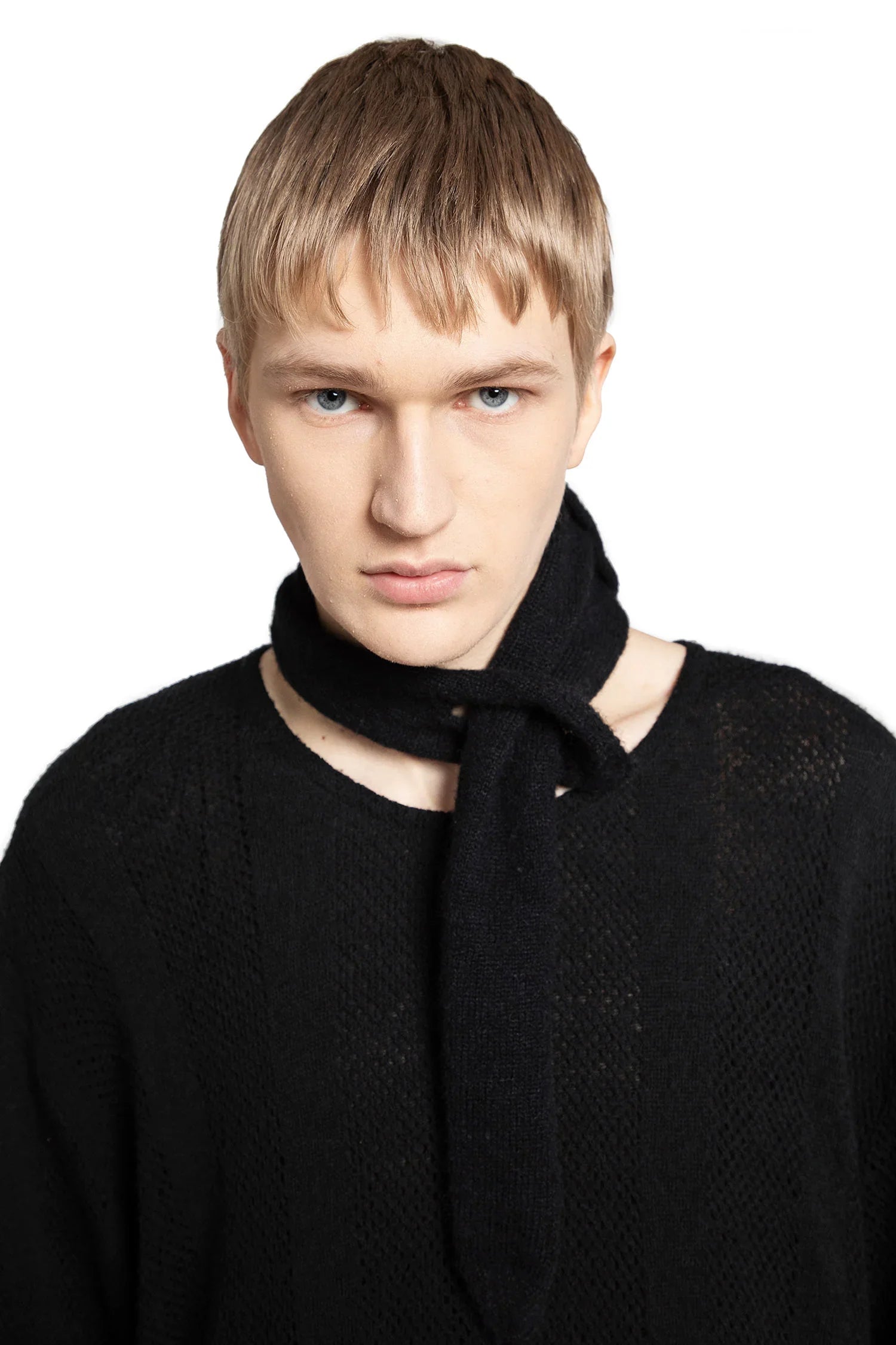 Fuzzy Alpaca Miniature Scarf - Antonioli.eu