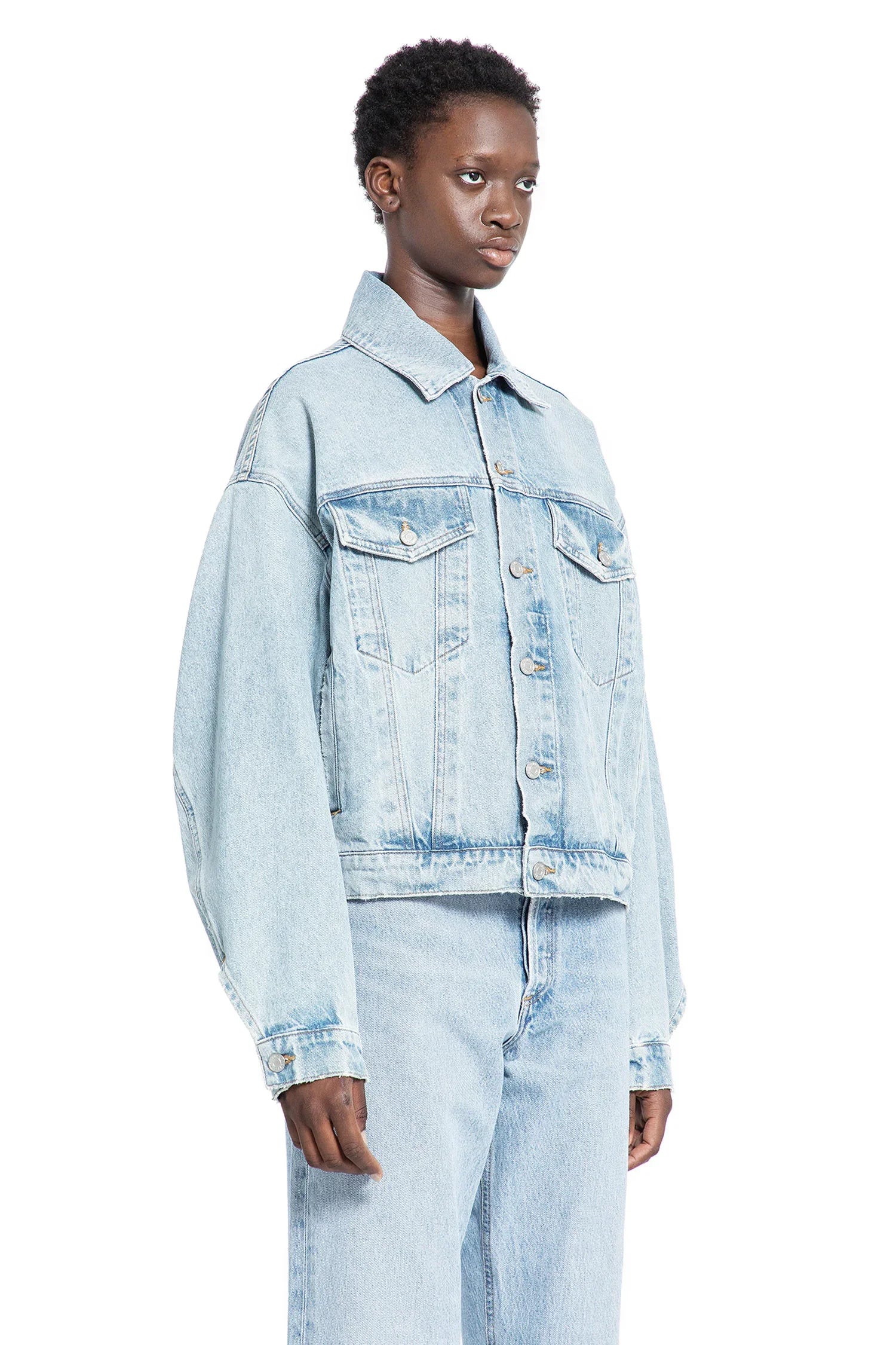 Dalton Balloon Denim Jacket - Antonioli.eu