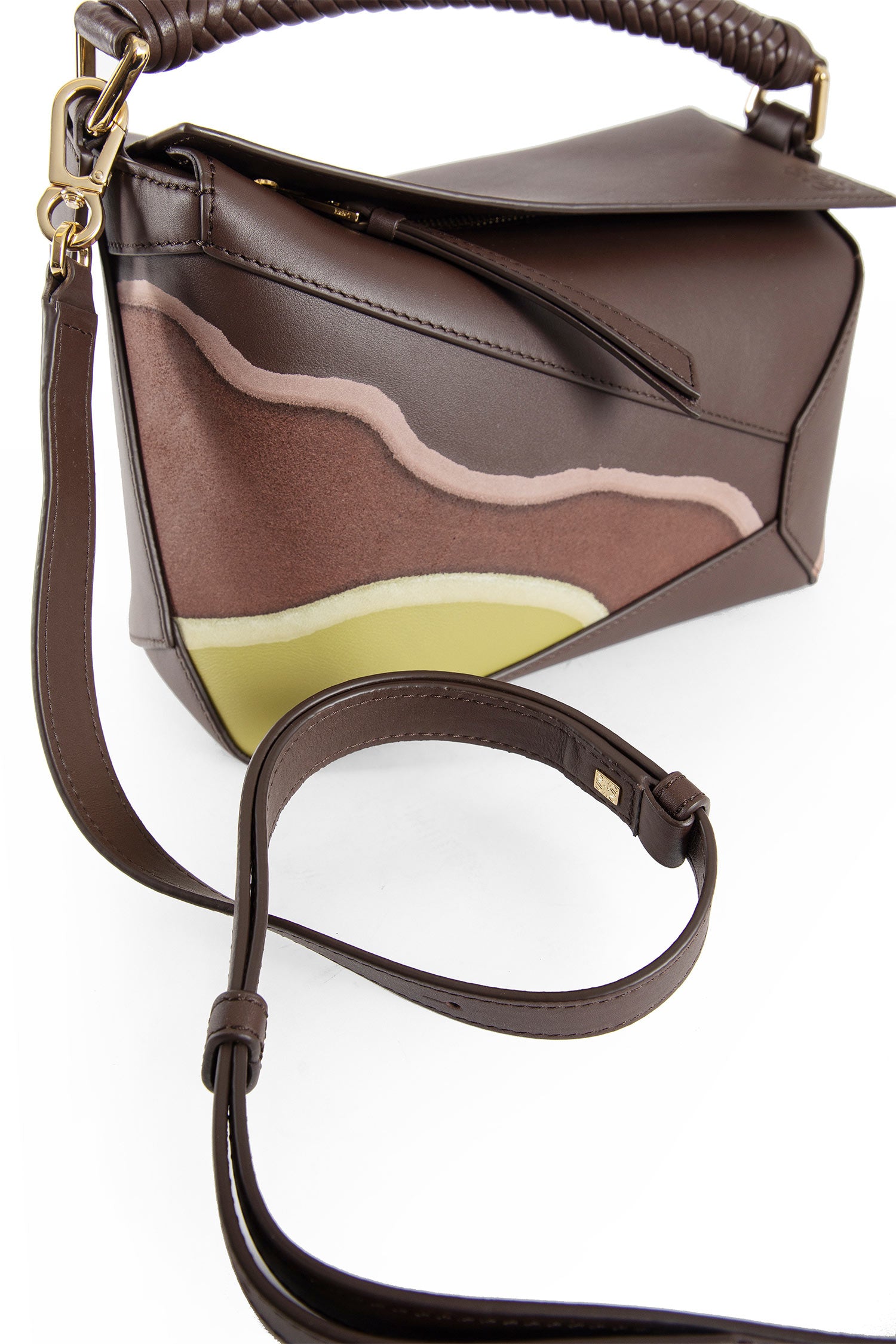 Small Puzzle Edge Bag in Nappa Calfskin - Antonioli.eu