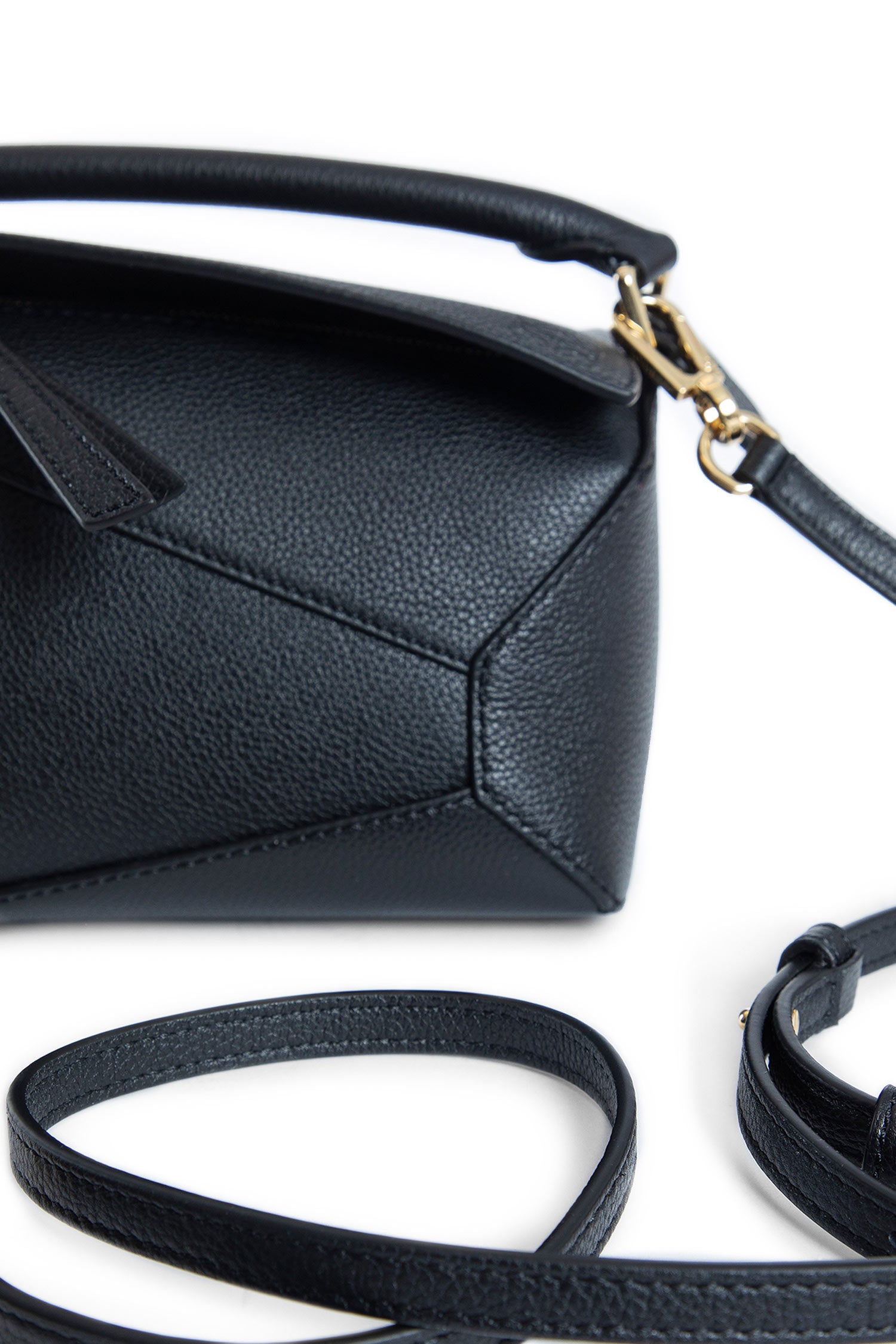 Mini Puzzle Edge bag in soft grained calfskin - Antonioli.eu