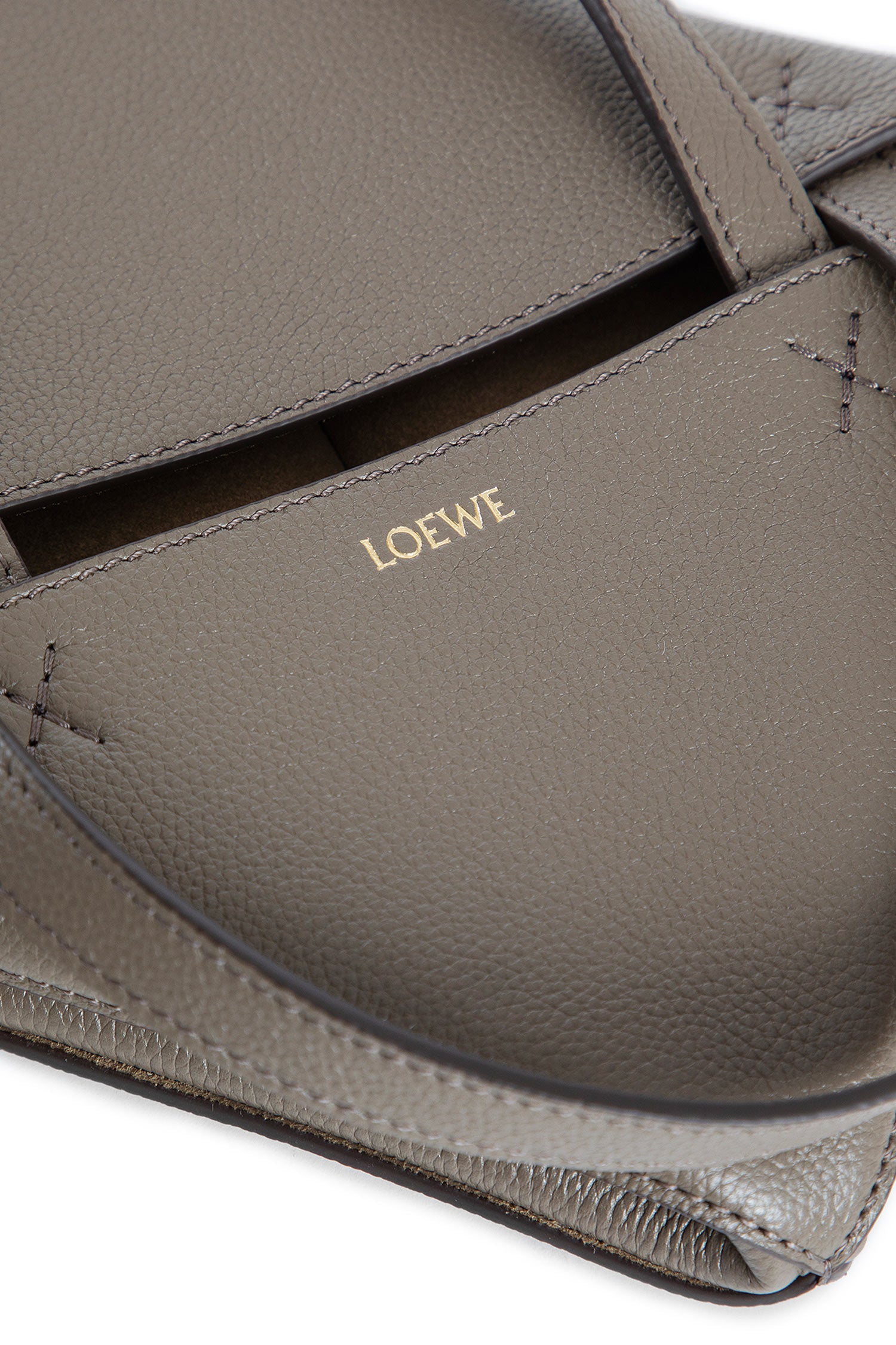 Mini Puzzle Fold Tote in Soft Grained Calfskin