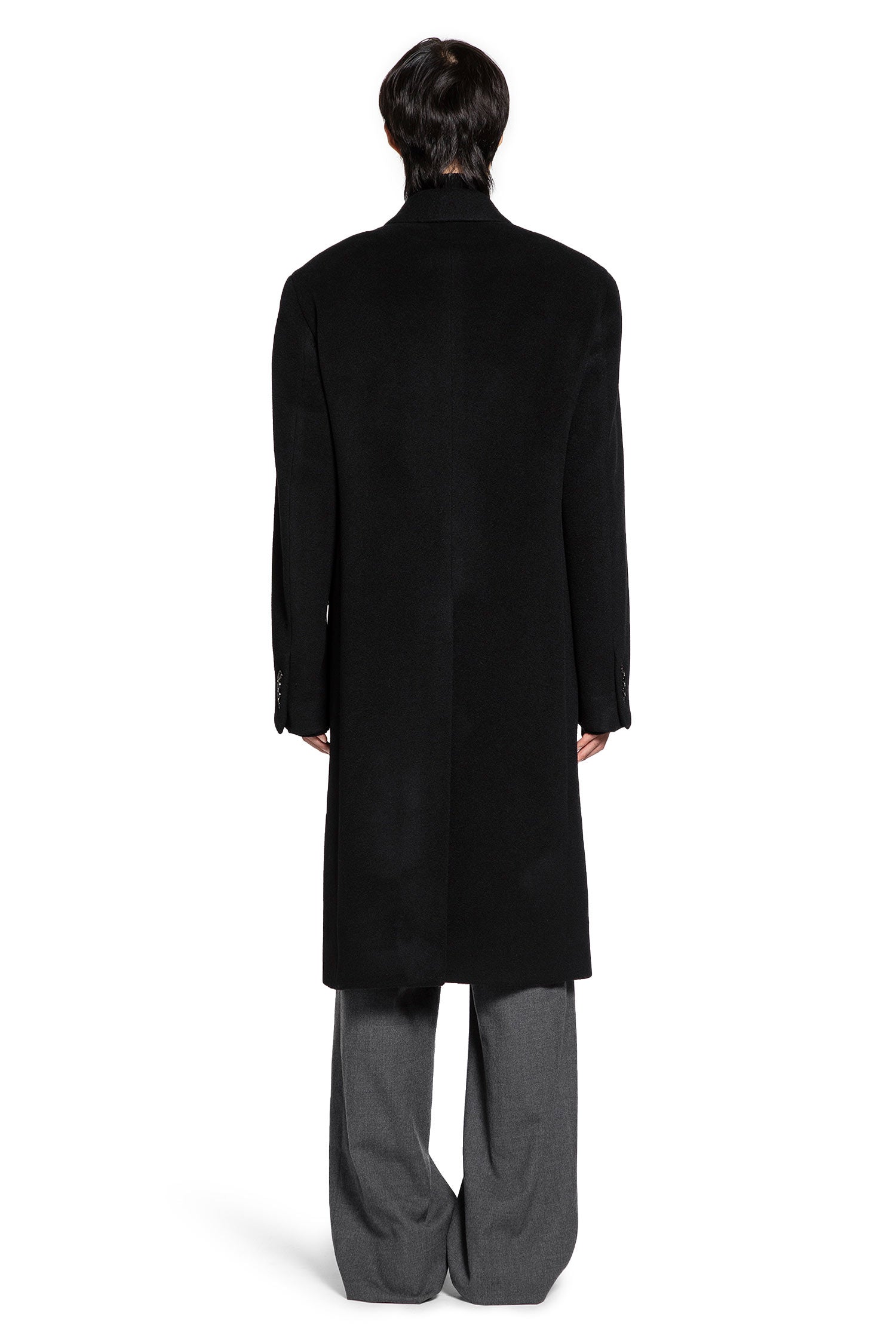 Double-Breasted Wool Coat