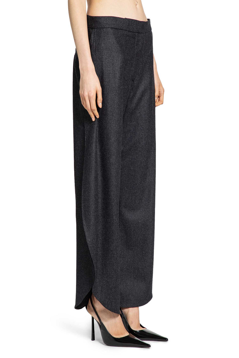 ALAIA WOMAN GREY TROUSERS