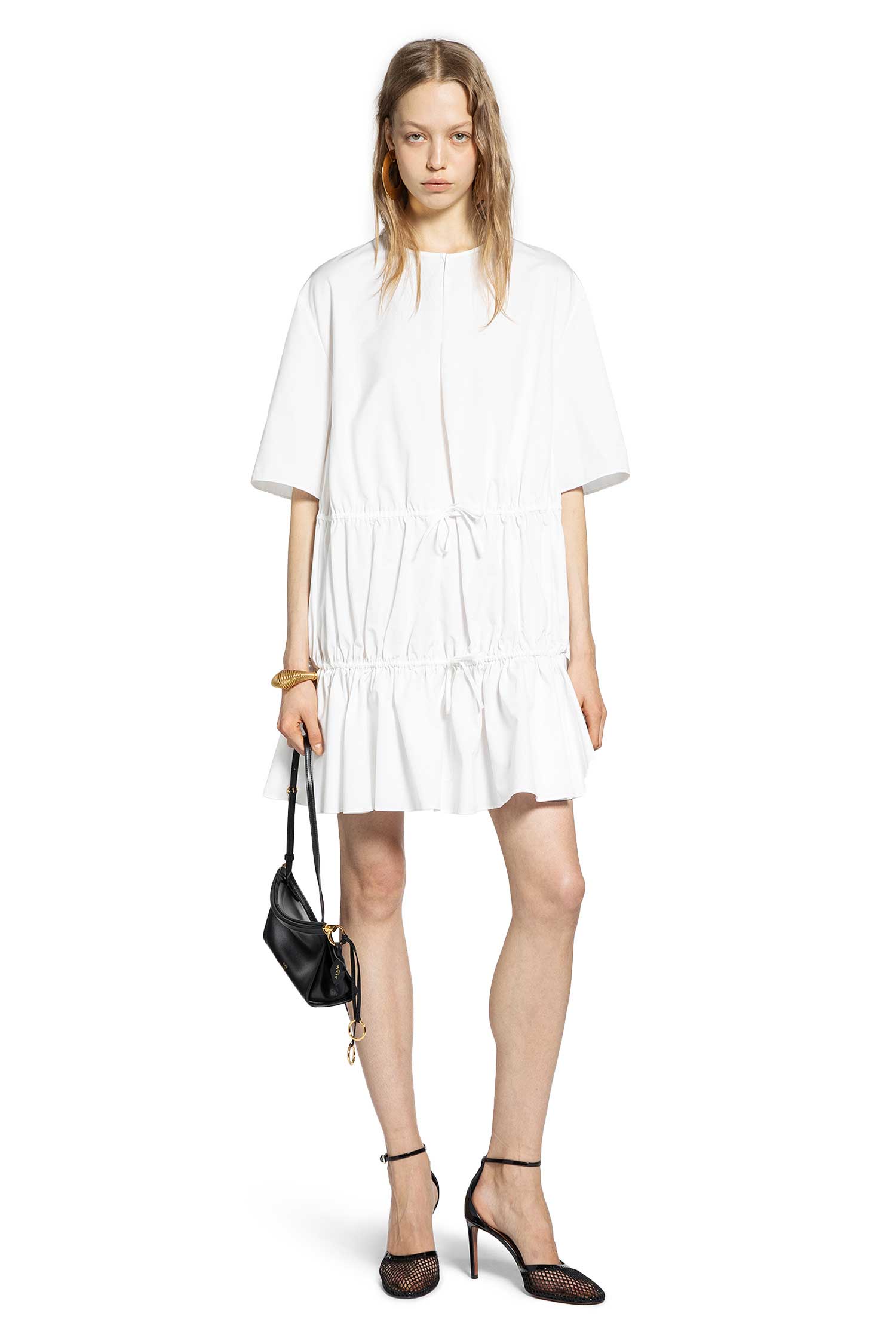 Ruffle Long Sleeve Dress Antonioli.eu Ruffle Long Sleeve Dress Antonioli.eu