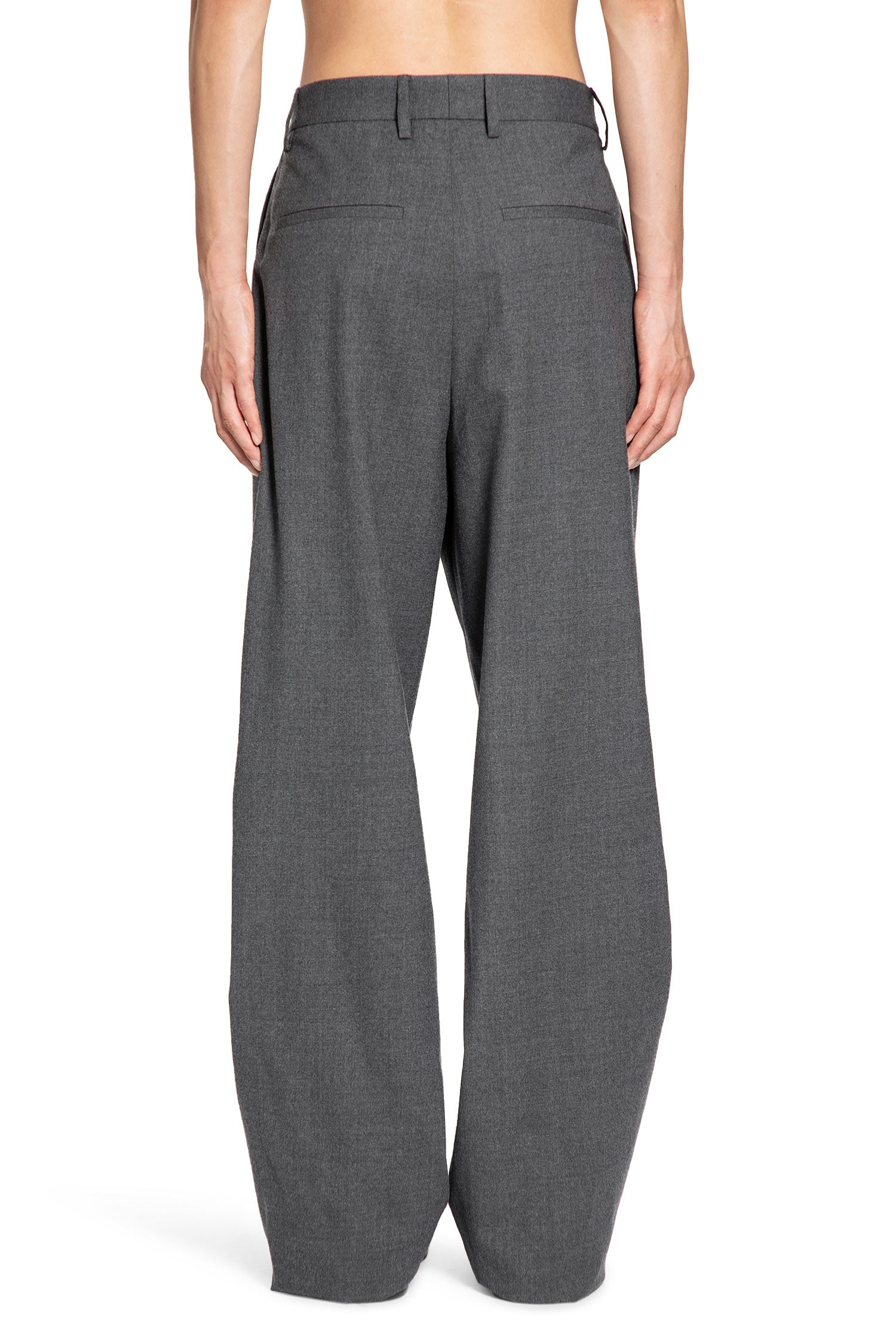 Pleated Wool Trousers
