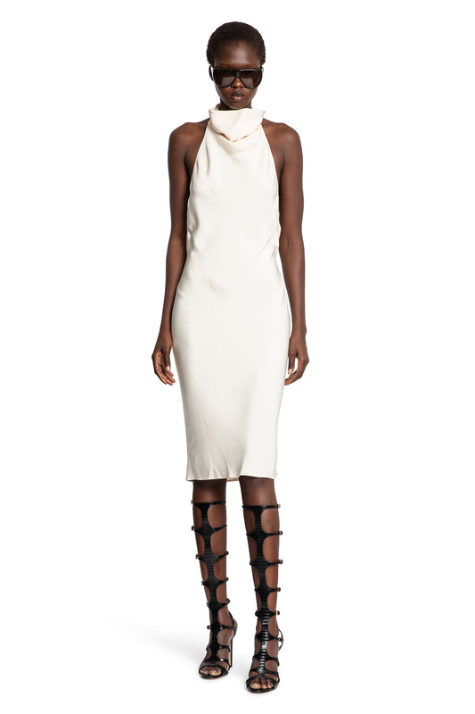 Halterneck Silk Cocktail Dress - Antonioli.eu