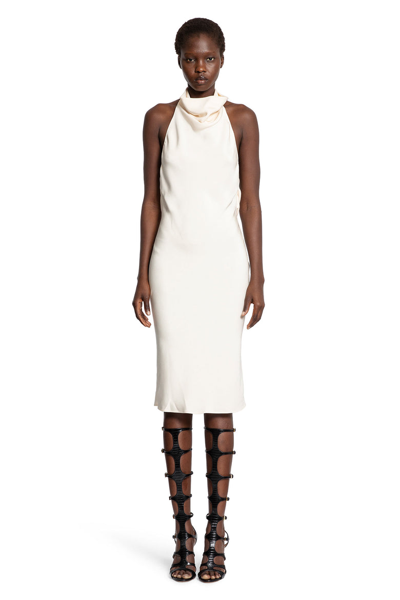 Halterneck Silk Cocktail Dress - Antonioli.eu