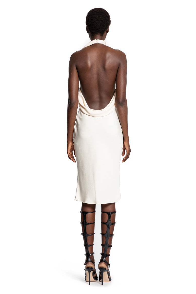 Halterneck Silk Cocktail Dress - Antonioli.eu