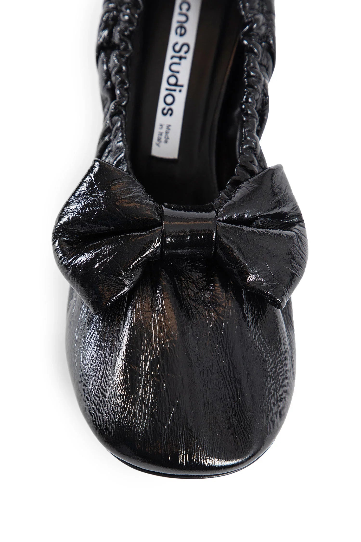 Shiny Nappa Leather Ballet Pumps - Antonioli.eu