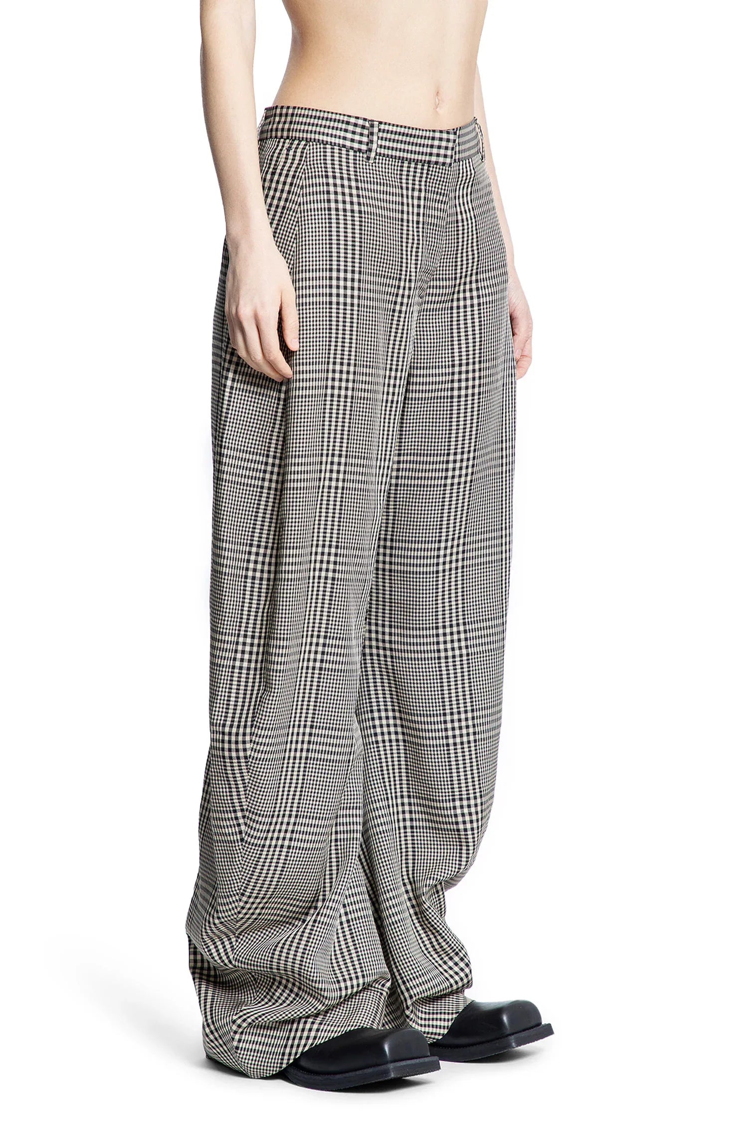 ACNE STUDIOS WOMAN BROWN TROUSERS - Antonioli.eu