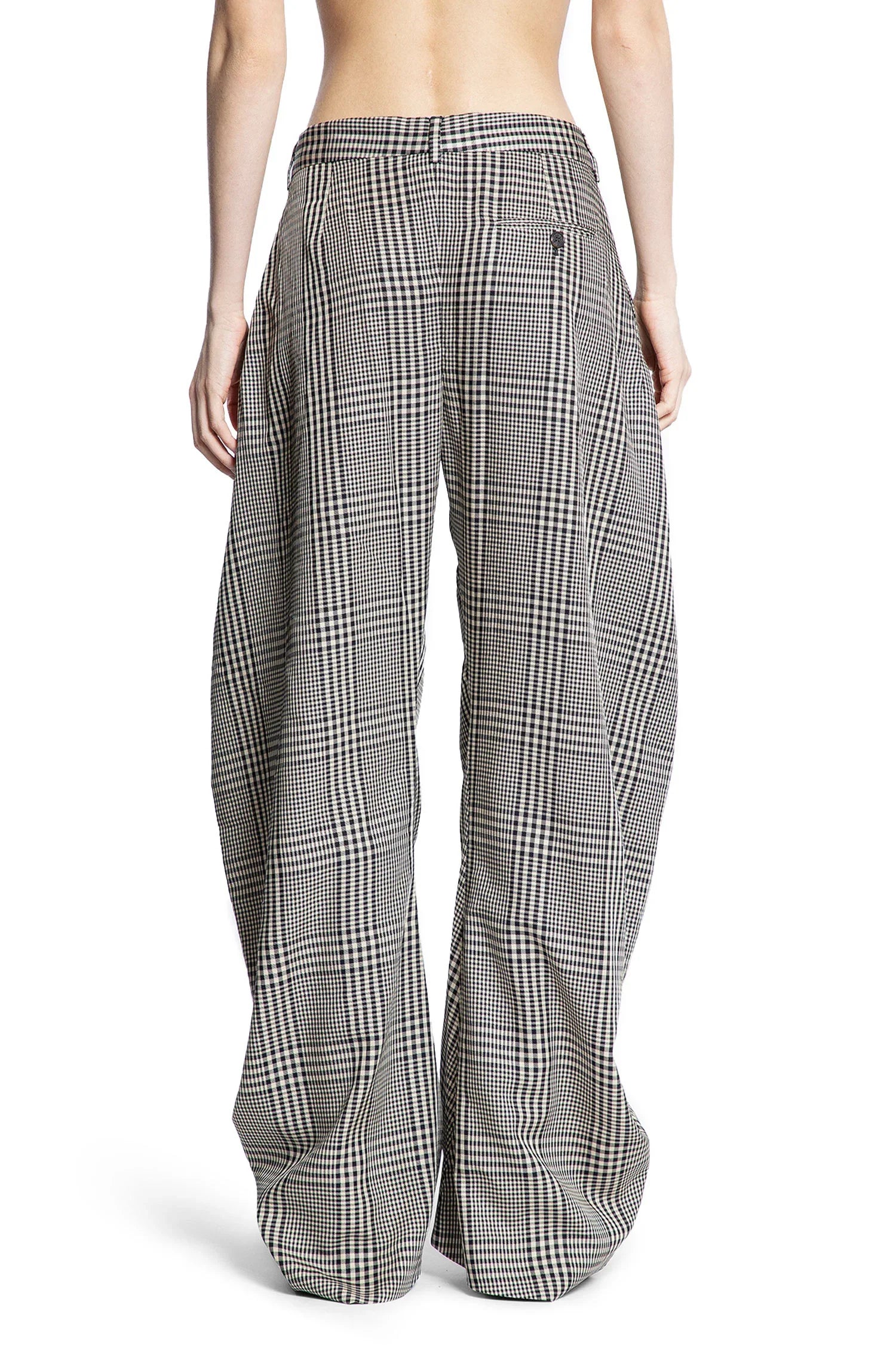 ACNE STUDIOS WOMAN BROWN TROUSERS - Antonioli.eu