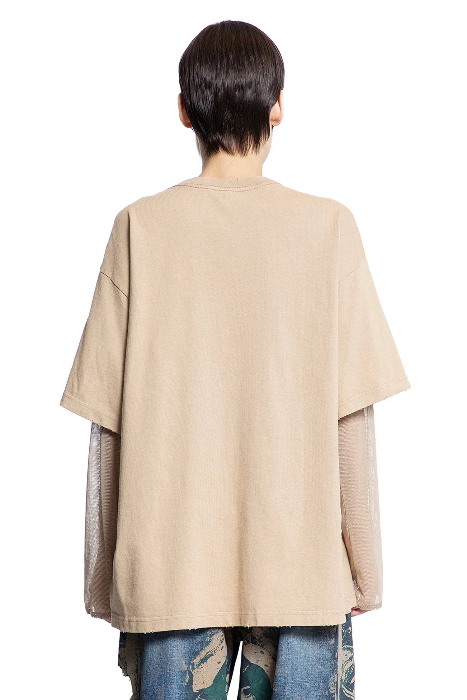 ACNE STUDIOS WOMAN BEIGE T-SHIRTS & TANK TOPS - Antonioli.eu