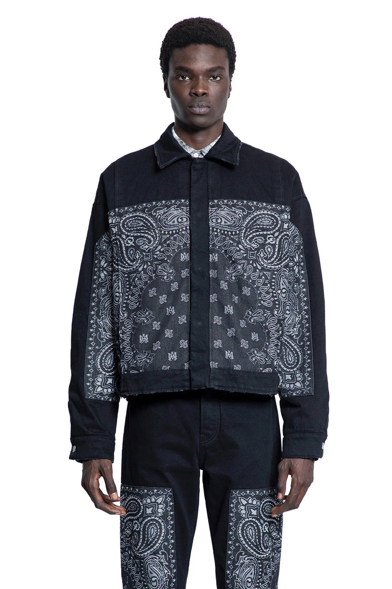 Bandana panelled jacket - Antonioli.eu