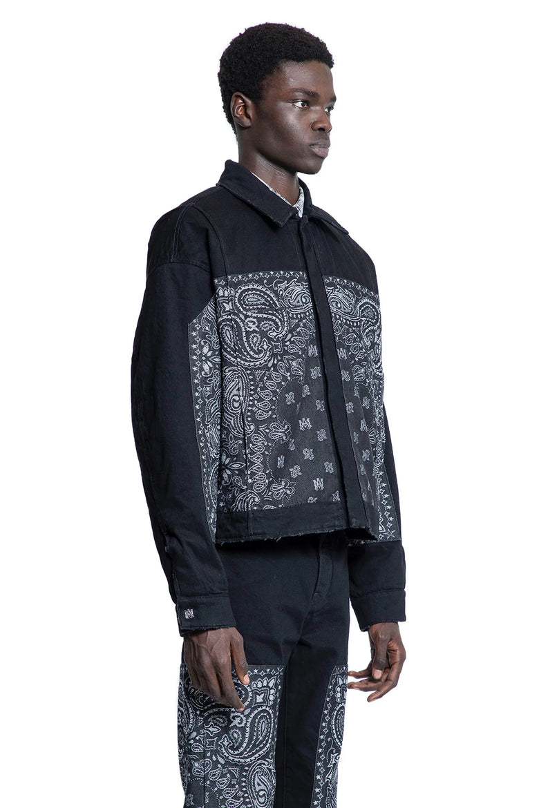 Bandana panelled jacket - Antonioli.eu