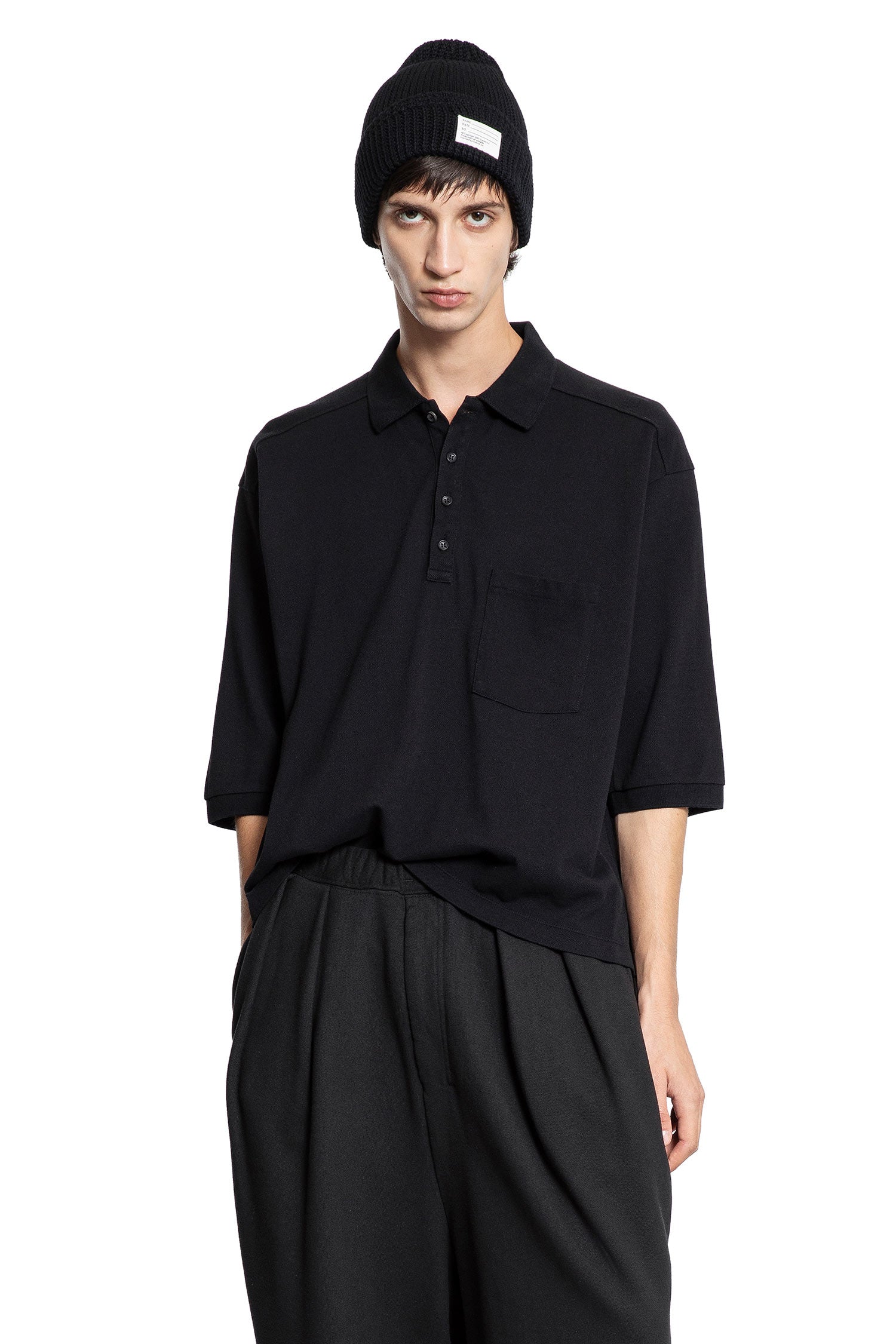 トップス 24SS Ancellm AGING POLO SHIRT 2 ANCELLM（アンセルム） AGING POLO SHIRT（CREAM） s.t.c