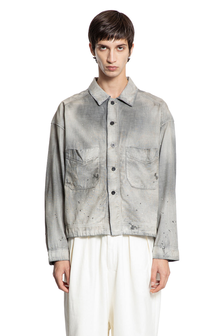 Light Shirt Jacket in Cotton Chambray - Antonioli.eu