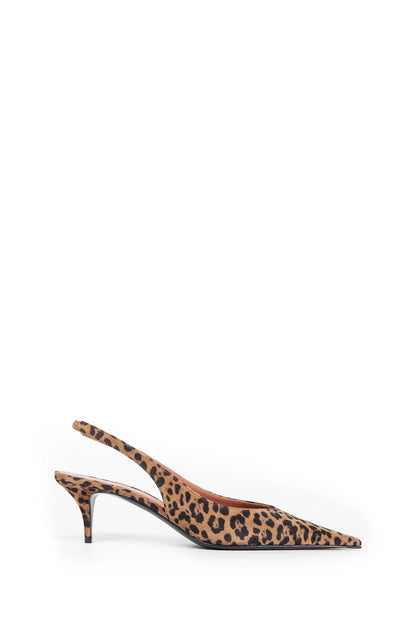 AMINA MUADDI WOMAN BEIGE PUMPS