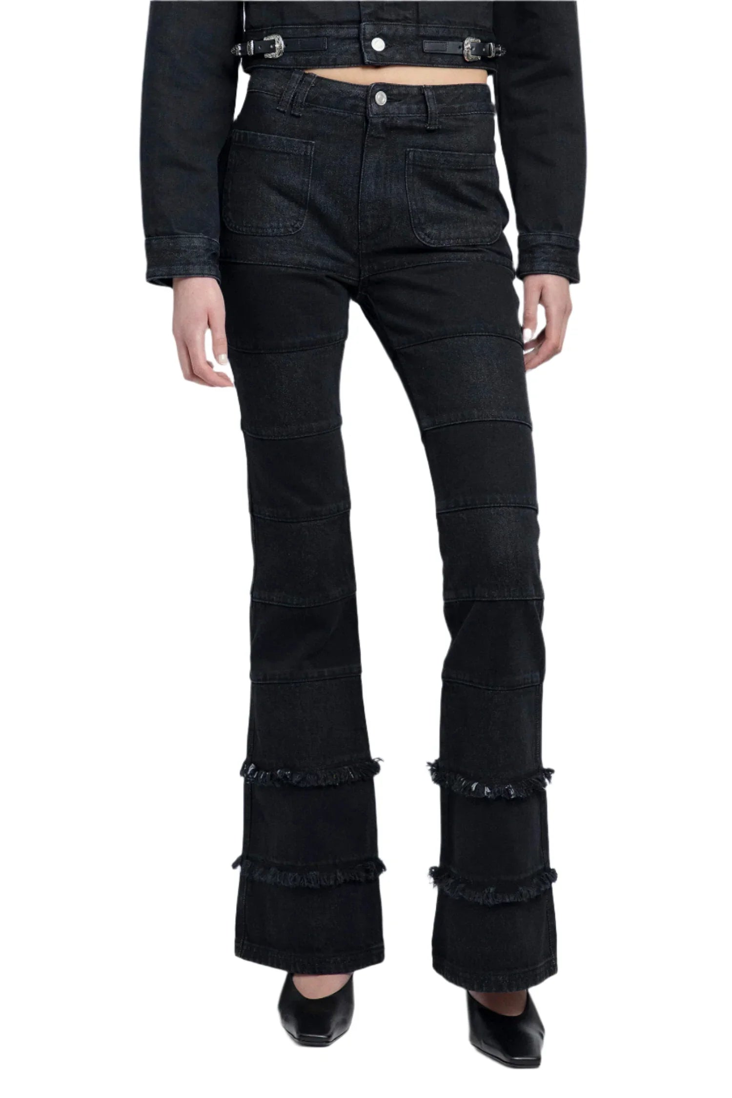 Mahina Blocking Patchwork Jeans - Antonioli.eu