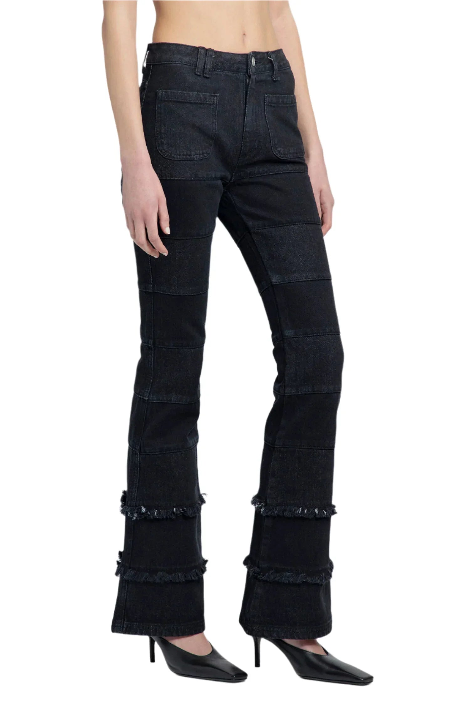 Mahina Blocking Patchwork Jeans - Antonioli.eu