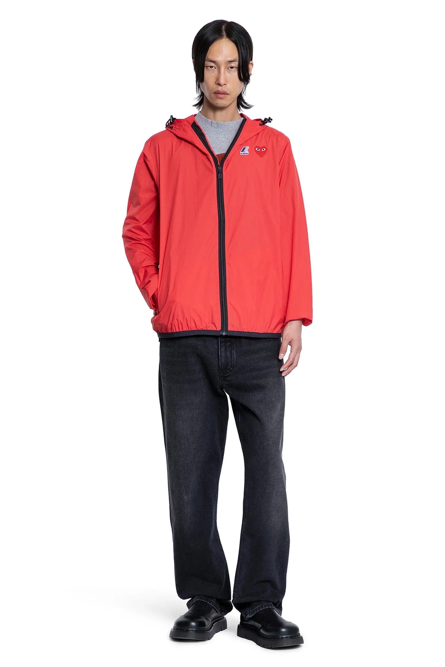 COMME DES GARCONS PLAY MAN RED JACKETS - Antonioli.eu