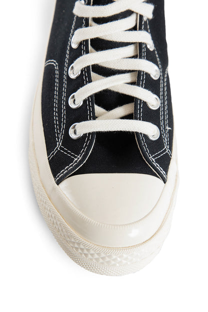 COMME DES GARCONS PLAY UNISEX BLACK SNEAKERS - Antonioli.eu