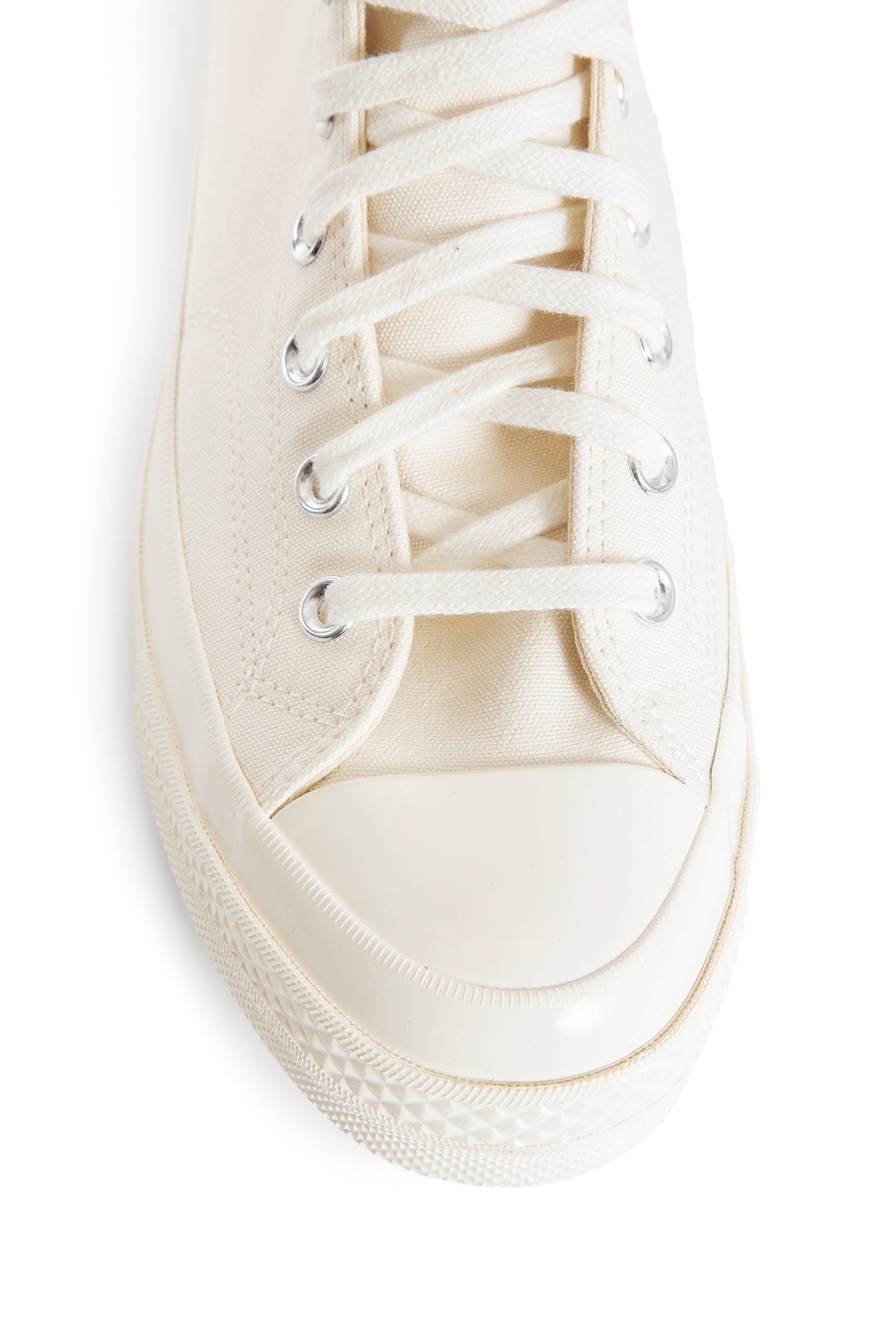 COMME DES GARCONS PLAY UNISEX WHITE SNEAKERS - Antonioli.eu