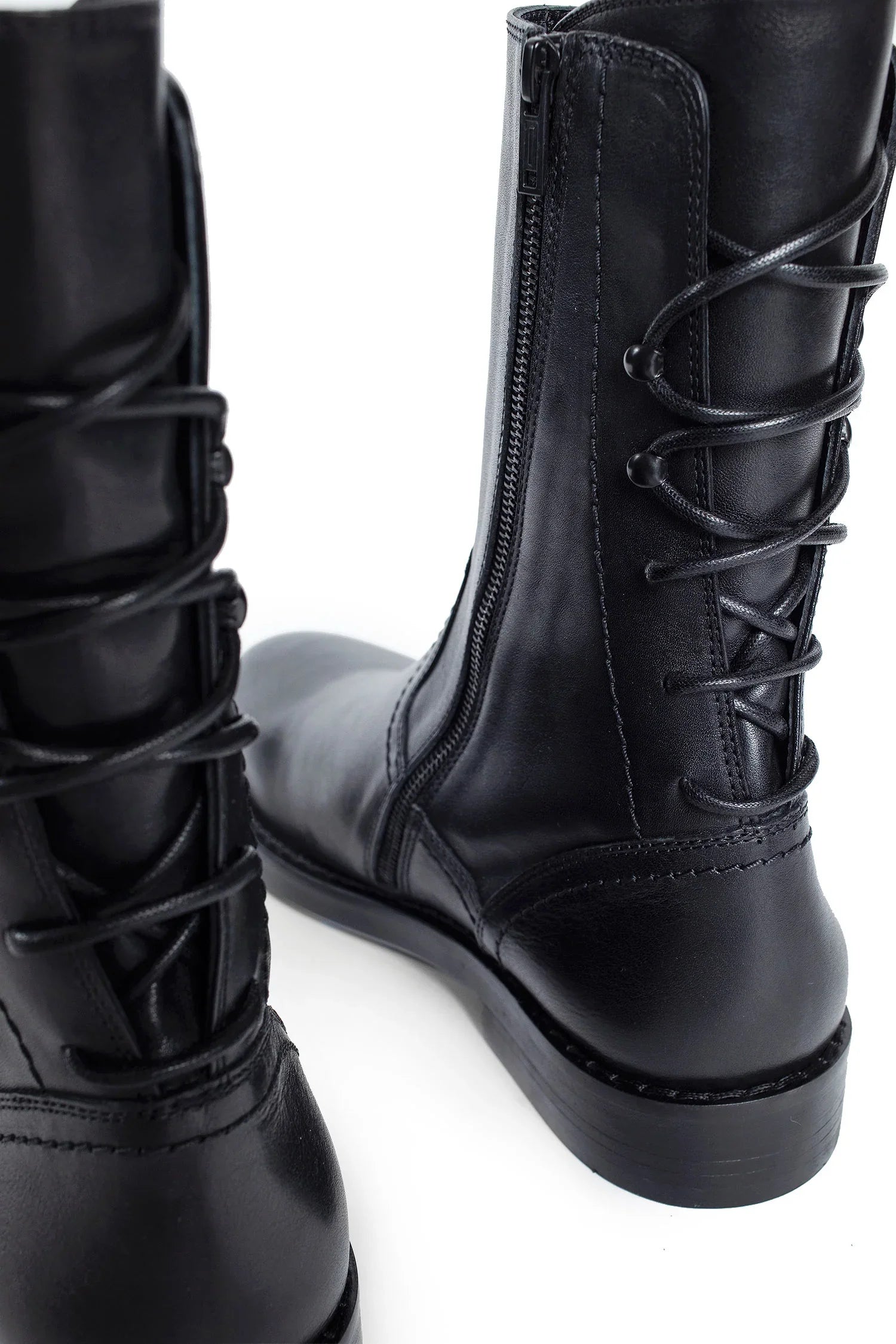Henrica Ankle Boots in Santiago Leather - Antonioli.eu