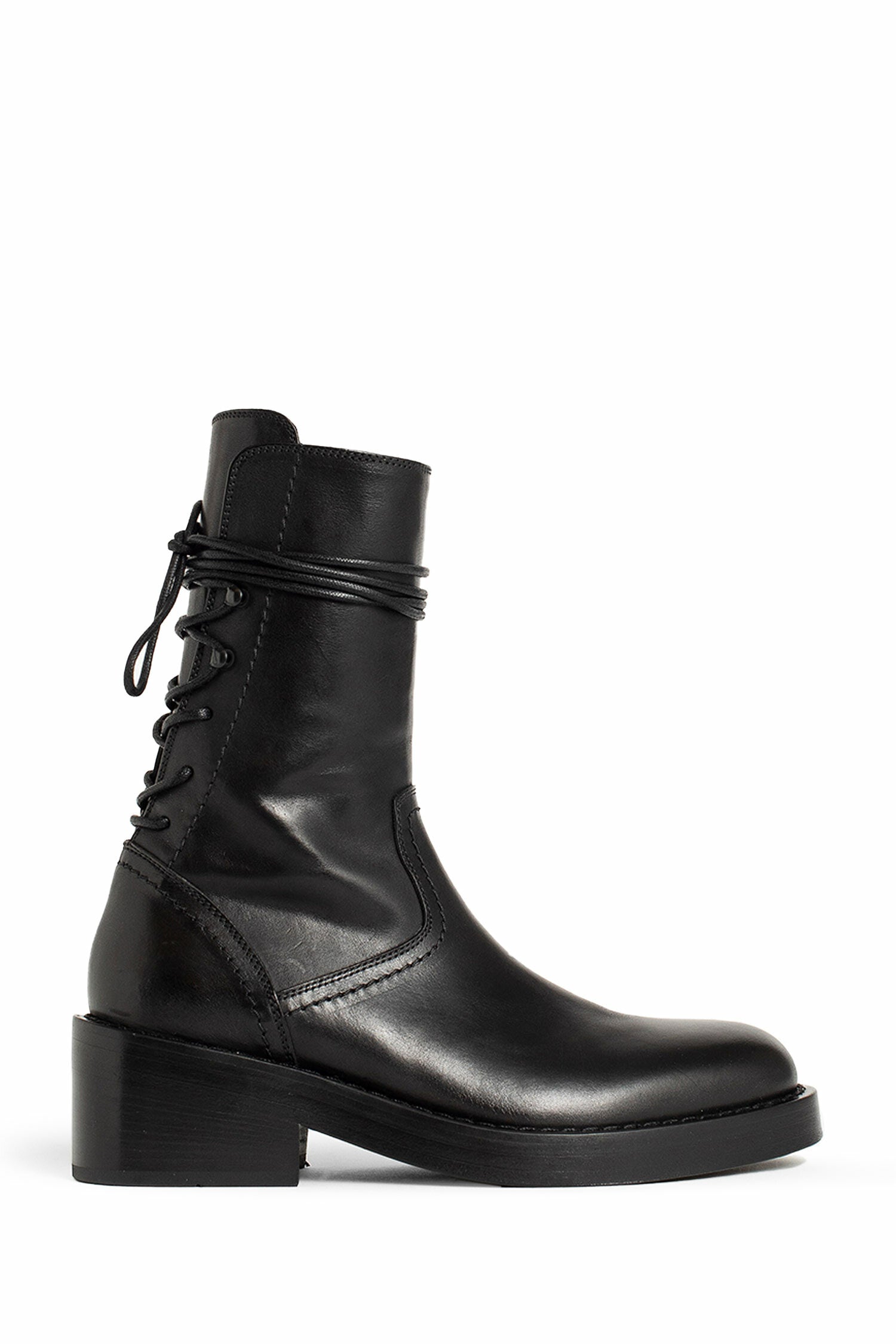 ANN DEMEULEMEESTER WOMAN BLACK BOOTS - ANN DEMEULEMEESTER - BOOTS ...