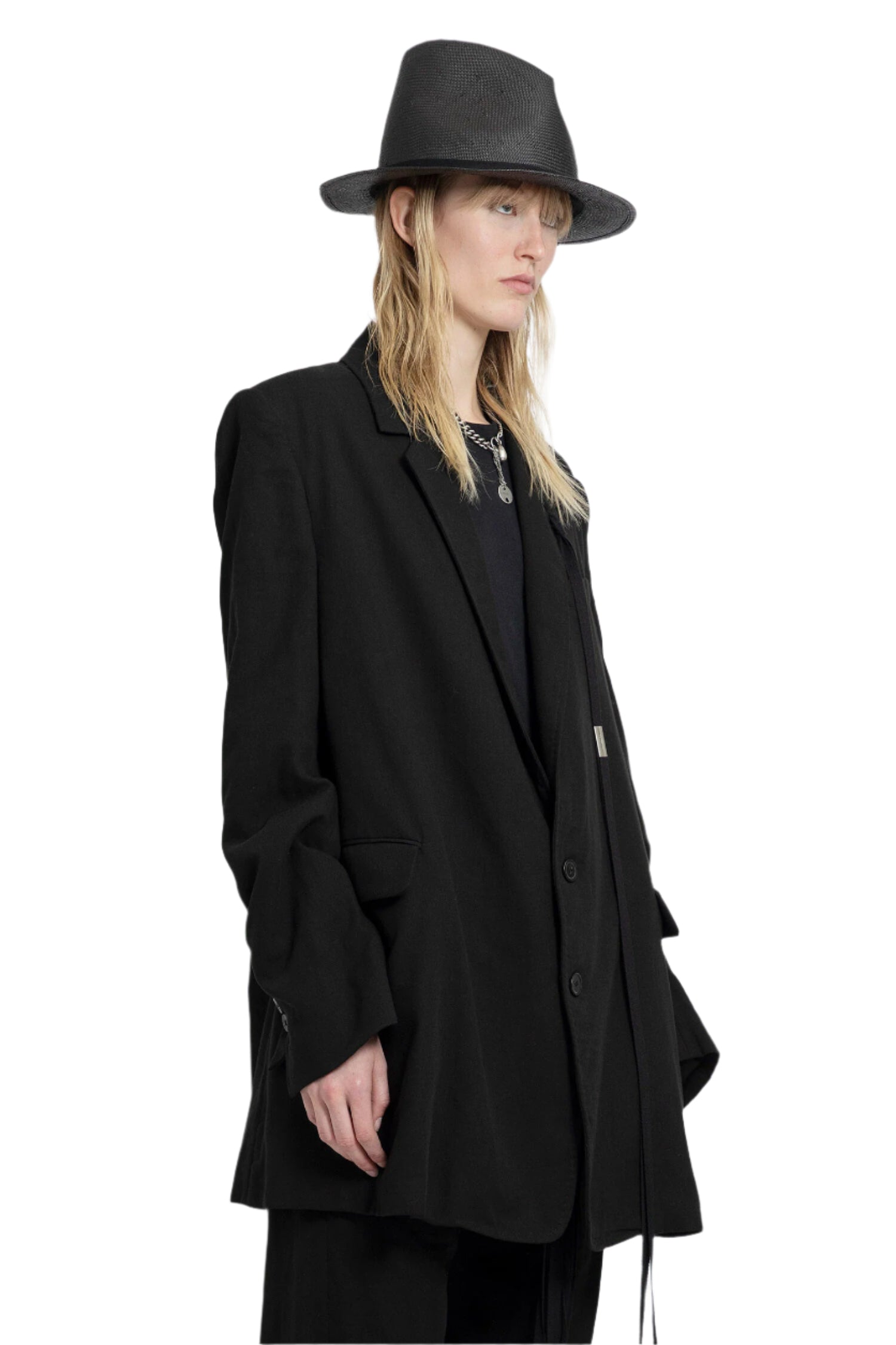 ANN DEMEULEMEESTER WOMAN BLACK BLAZERS - Antonioli.eu