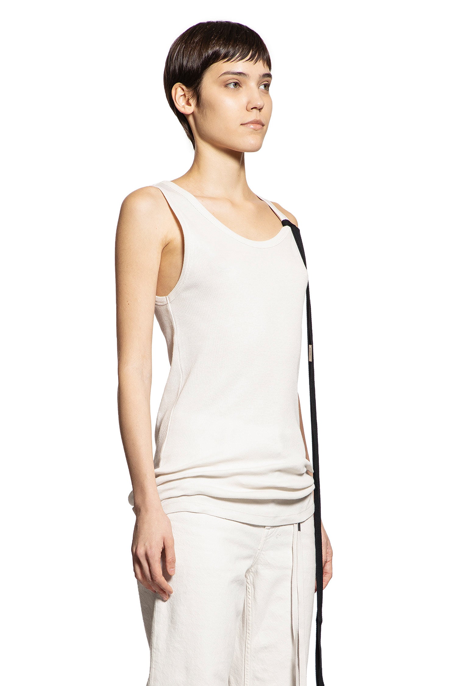Seva Tank Top in Cotton Rib Jersey - Antonioli.eu