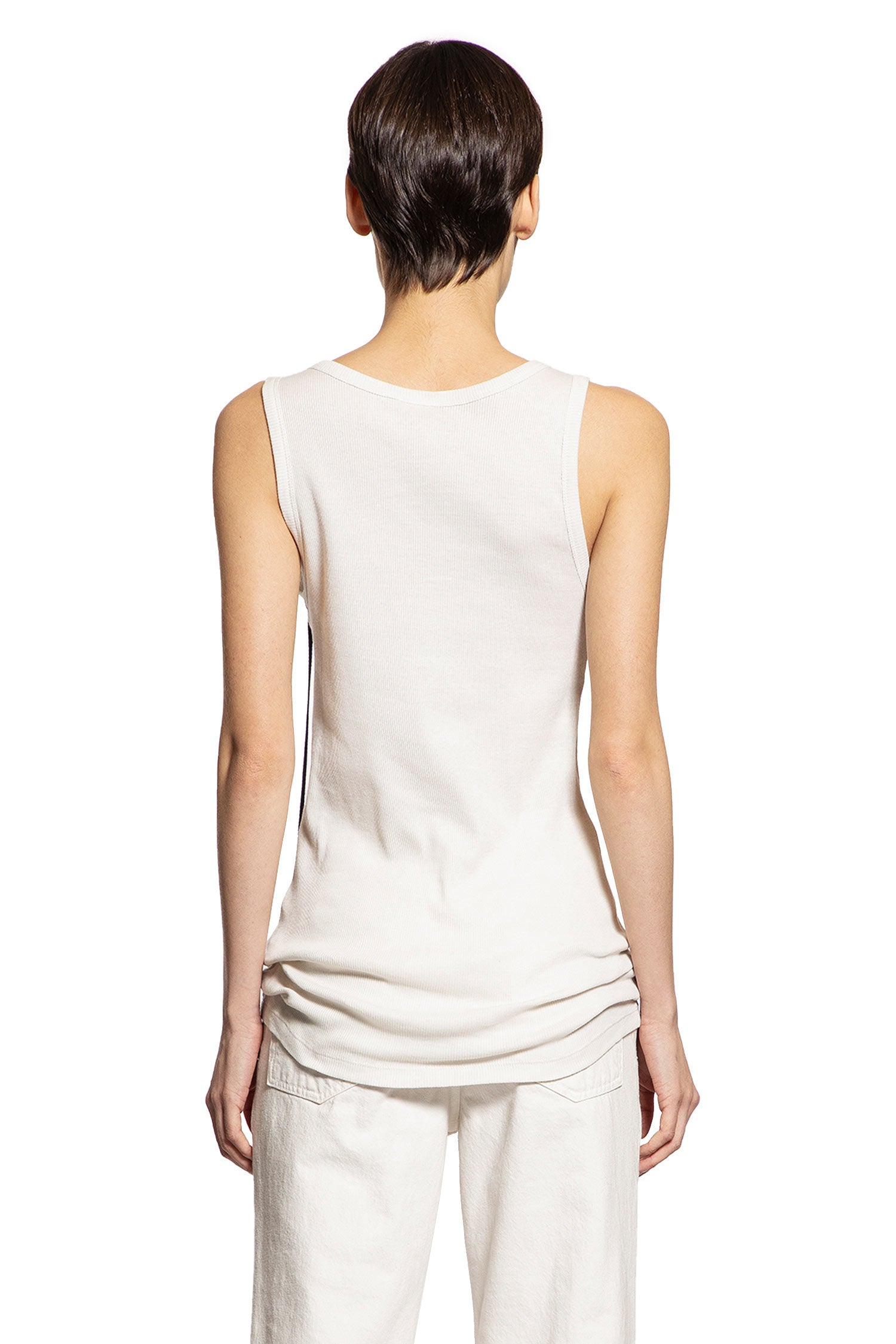 Seva Tank Top in Cotton Rib Jersey - Antonioli.eu