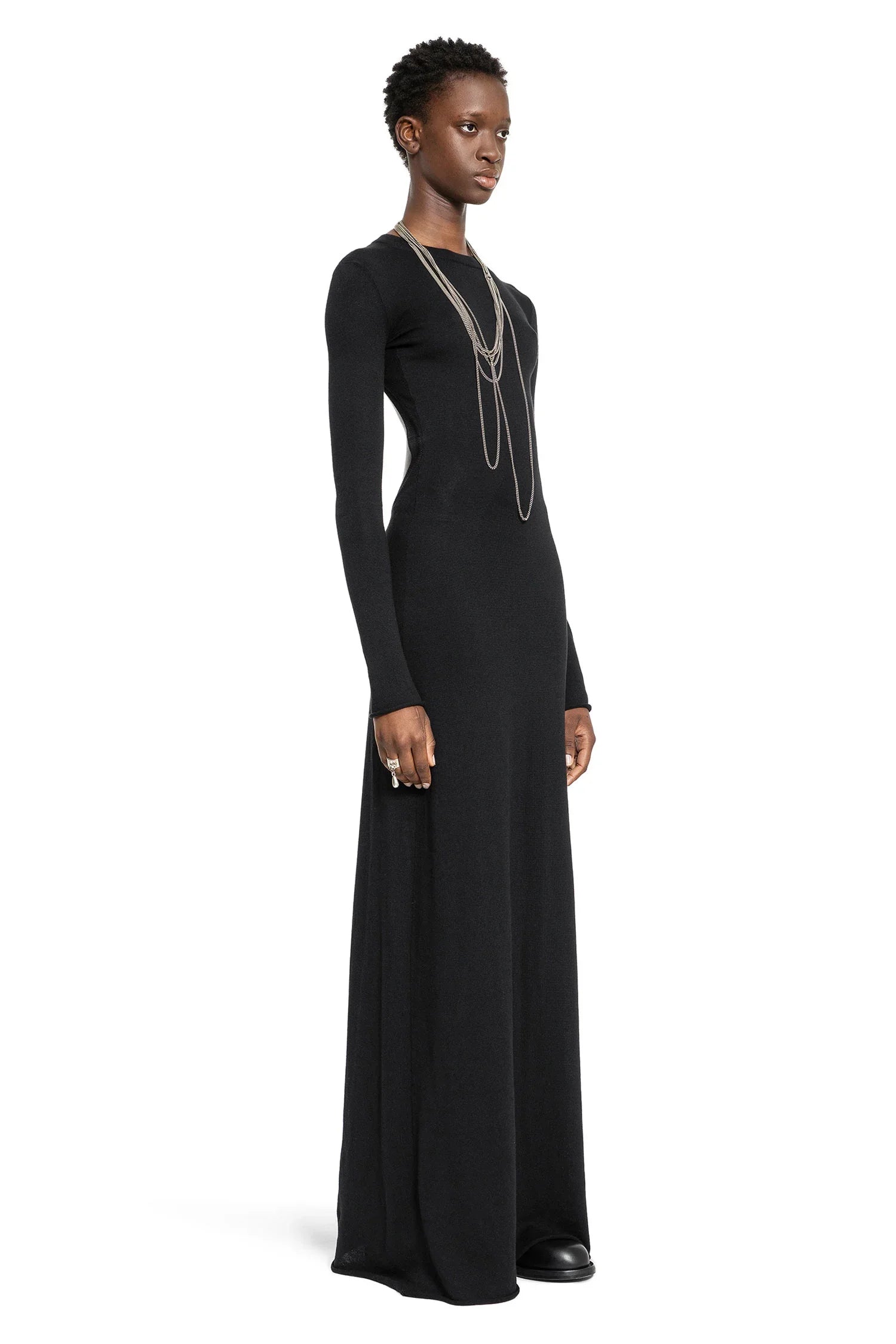 Eva Long Open Back Dress - Antonioli.eu