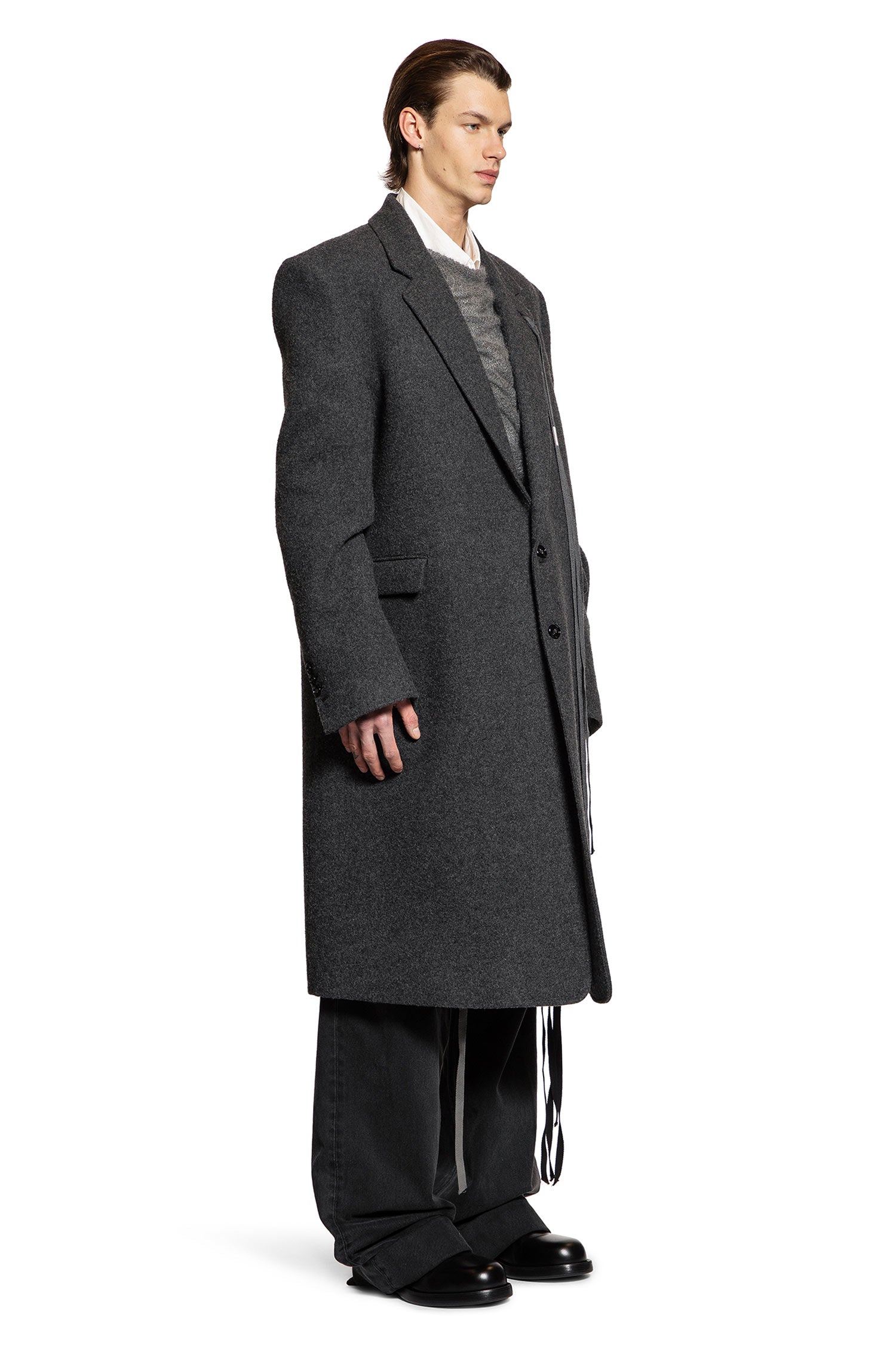 Leonard Beaver Wool Coat - Antonioli.eu