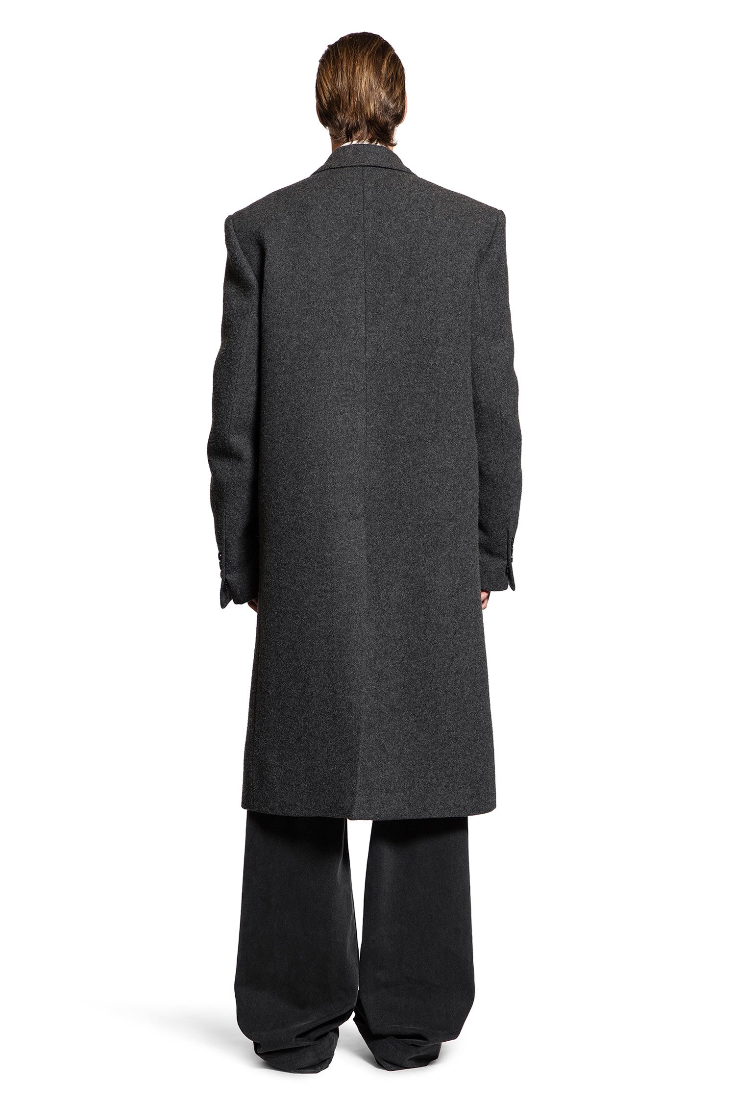Leonard Beaver Wool Coat - Antonioli.eu