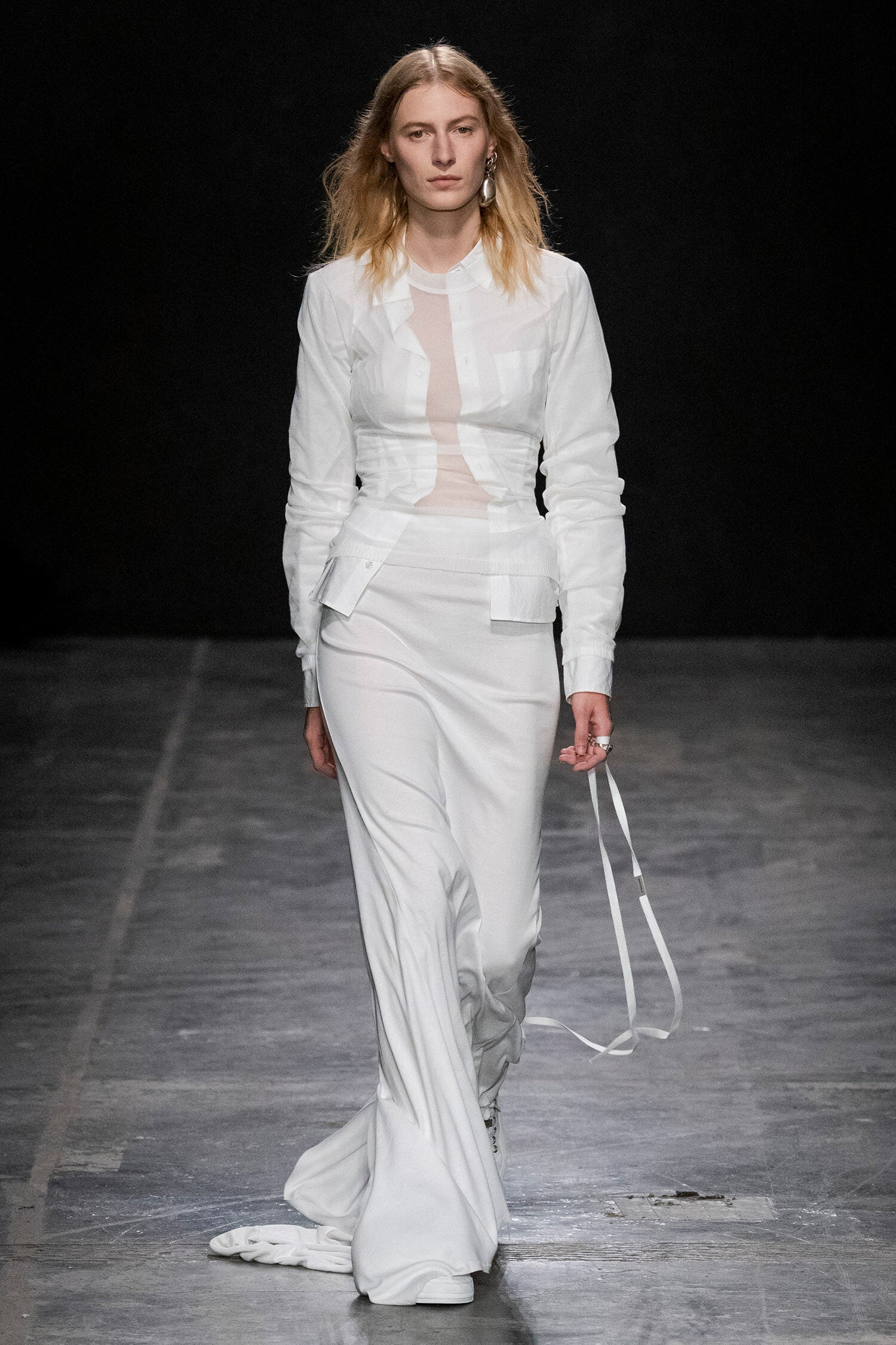 ANN DEMEULEMEESTER WOMAN WHITE T-SHIRTS & TANK TOPS - Antonioli.eu