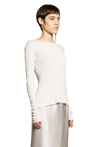Fiene Long Sleeve T-Shirt in Cotton Rib Jersey - Antonioli.eu