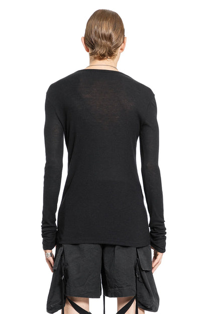 Greg Long Sleeve T-Shirt in Viscose Cotton Rib - Antonioli.eu