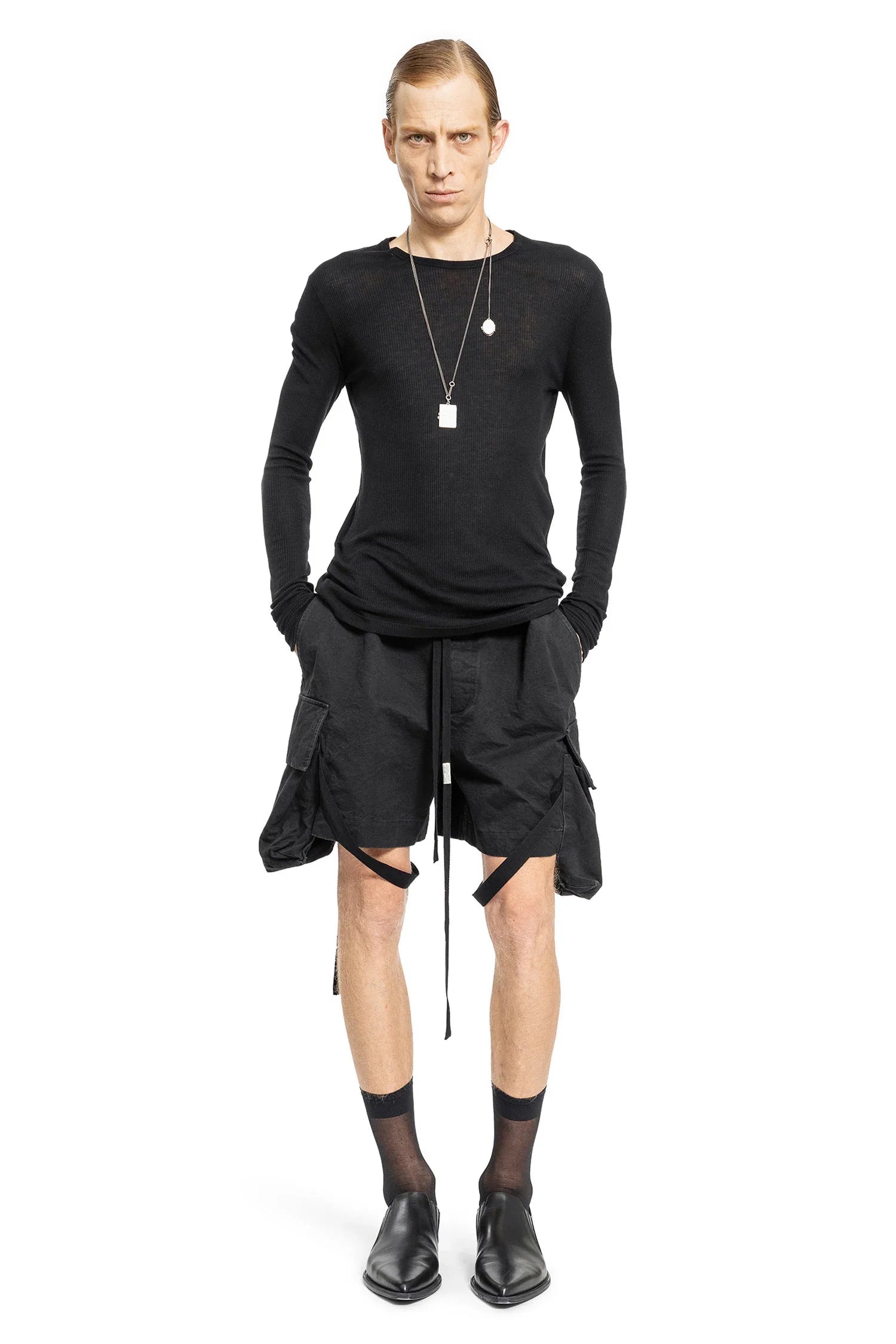 Greg Long Sleeve T-Shirt in Viscose Cotton Rib - Antonioli.eu