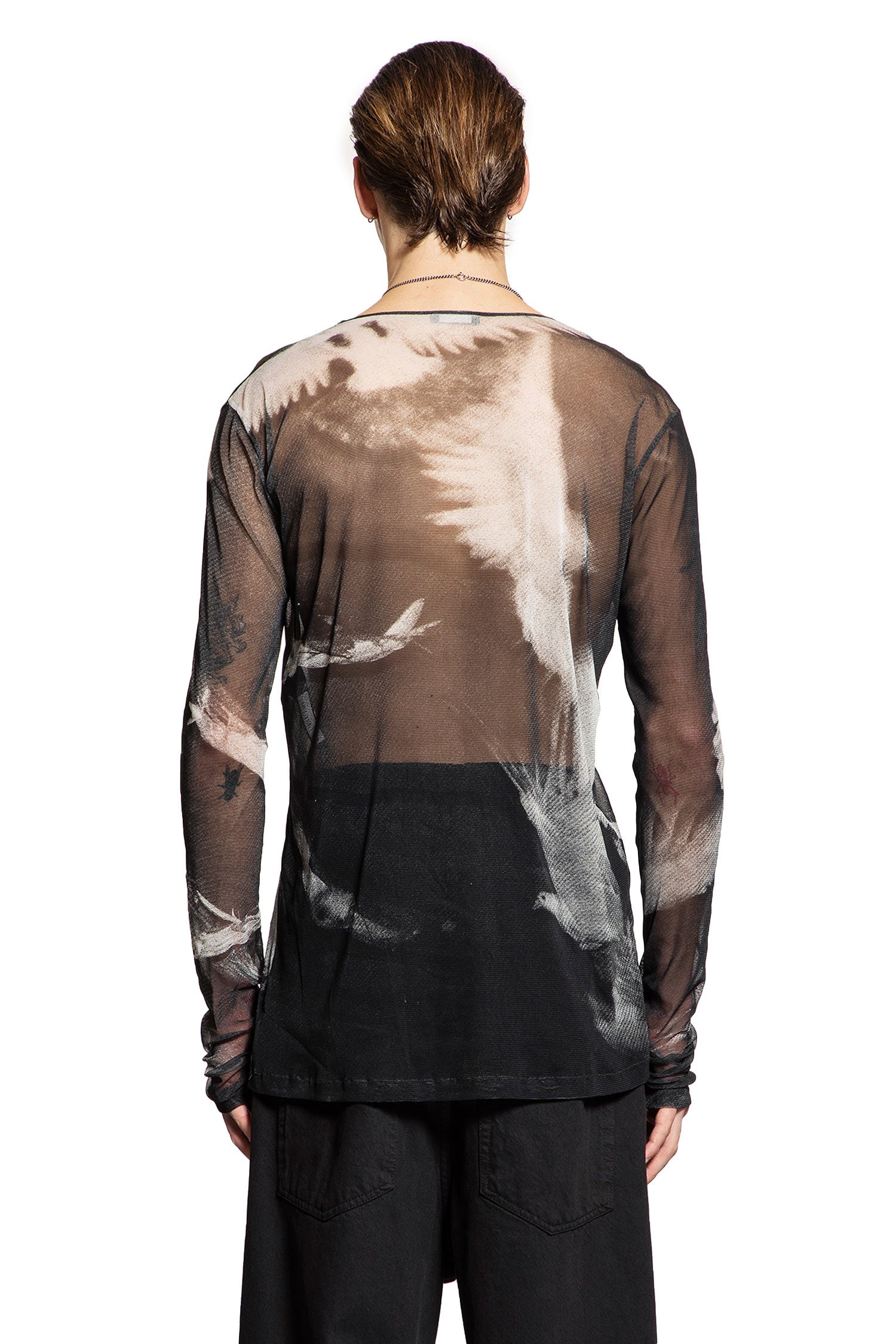 Greg ''Doves'' Print Long Sleeve T-Shirt - Antonioli.eu