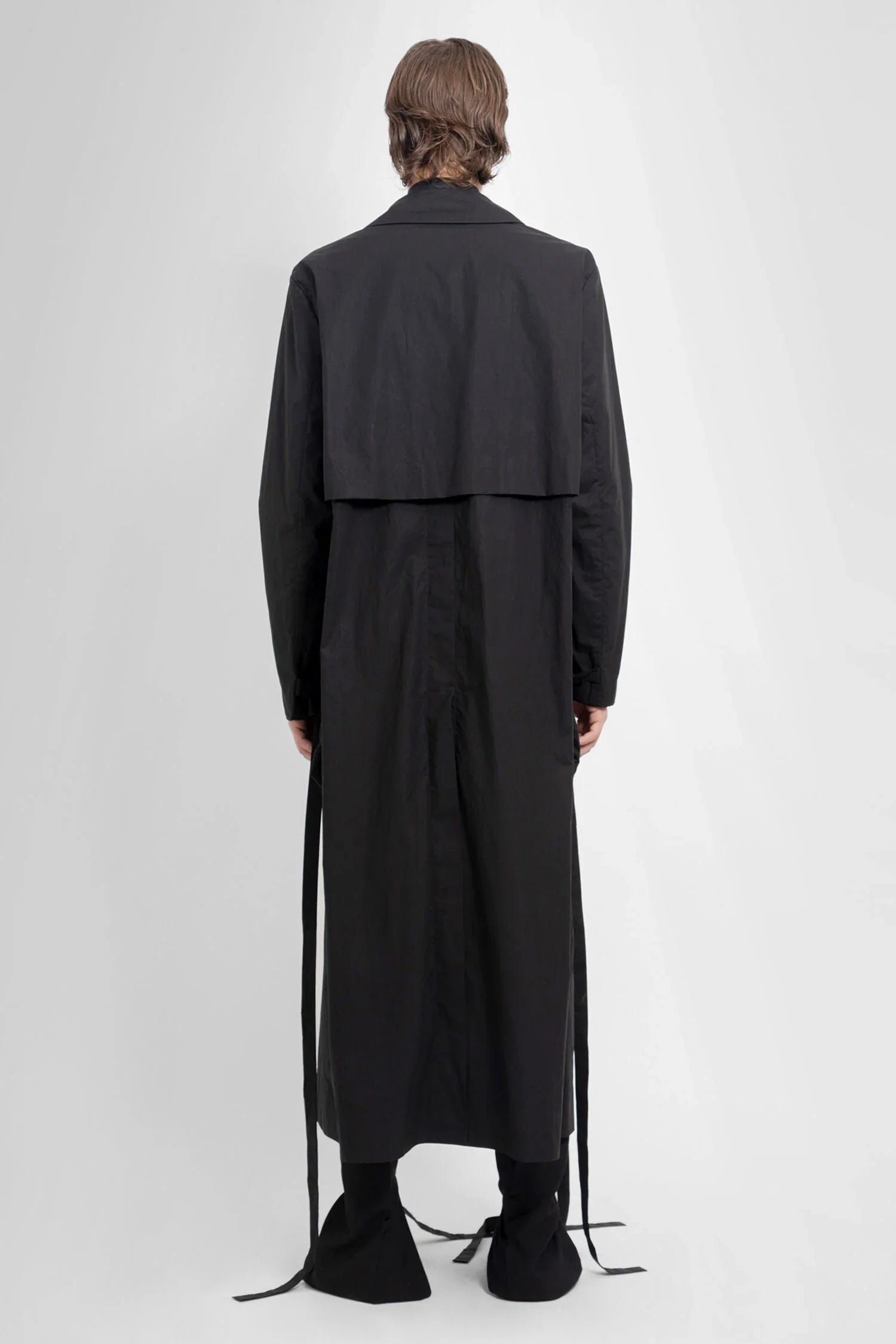 ANN DEMEULEMEESTER MAN BLACK COATS - Antonioli.eu