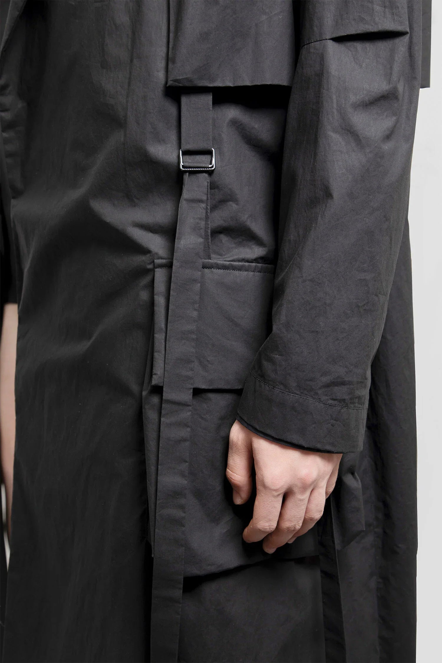 ANN DEMEULEMEESTER MAN BLACK COATS - Antonioli.eu