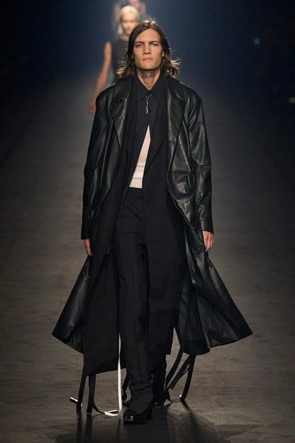 ANN DEMEULEMEESTER MAN BLACK COATS - Antonioli.eu