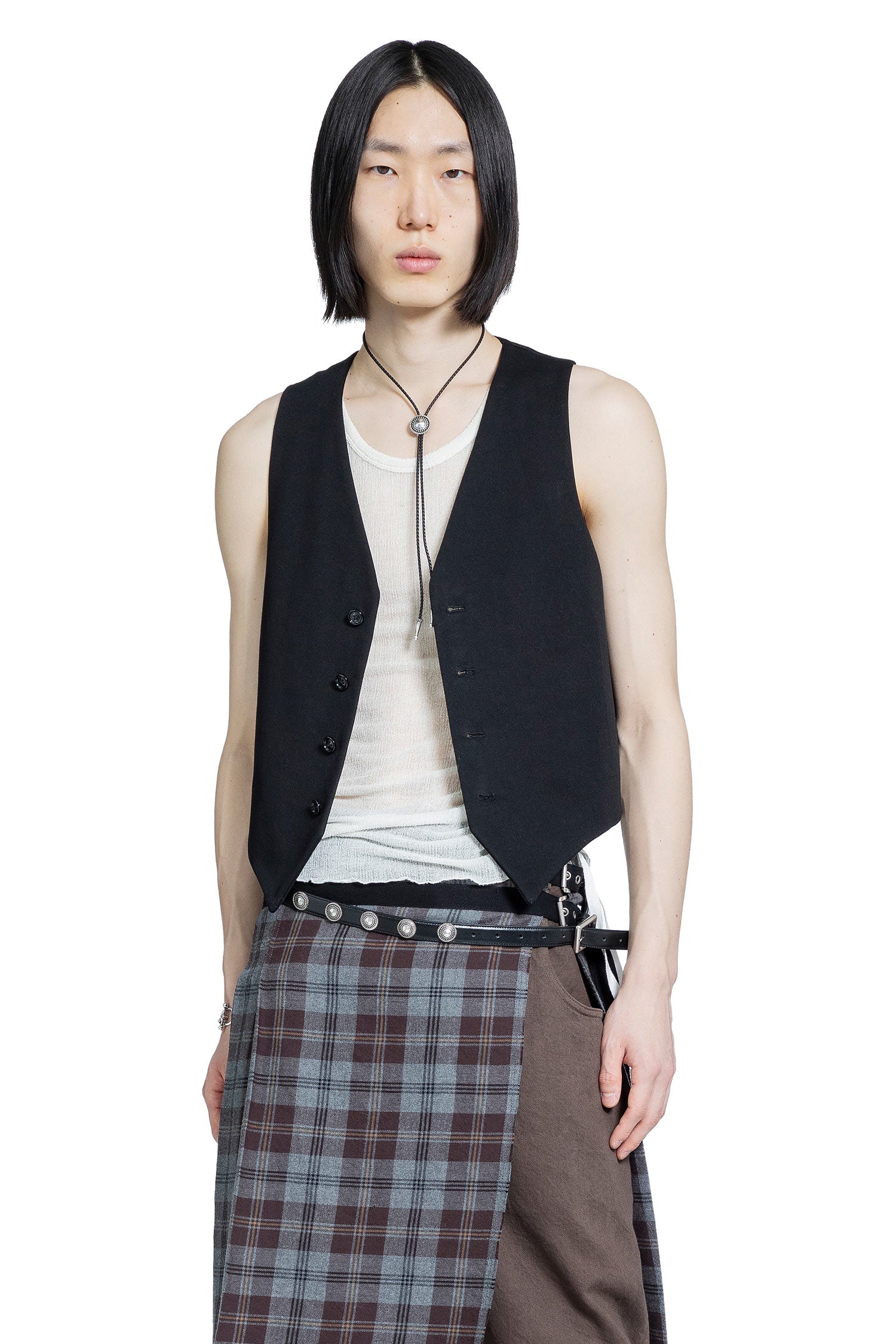 Boris Wrinkled Cropped Tank Top - Antonioli.eu