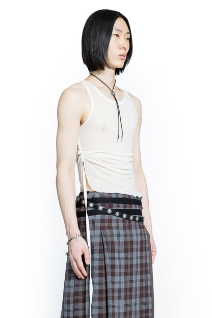 Boris Wrinkled Cropped Tank Top - Antonioli.eu
