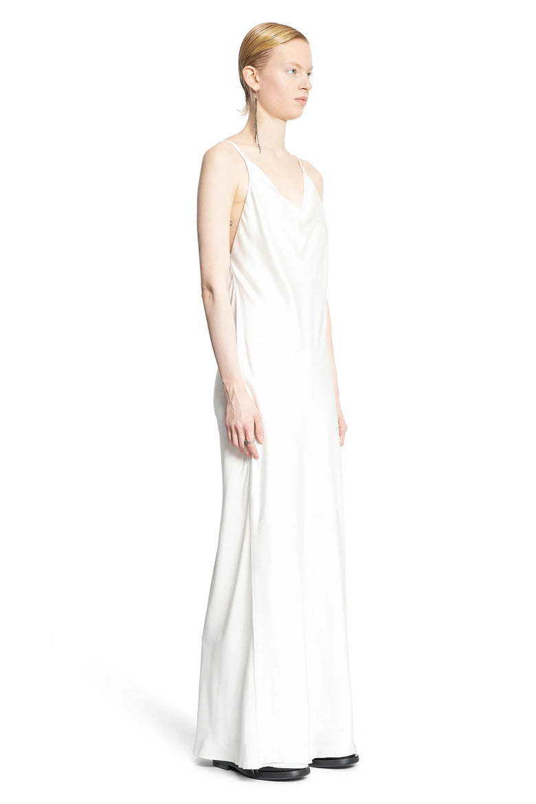 Nura long slip dress with front panel - Antonioli.eu